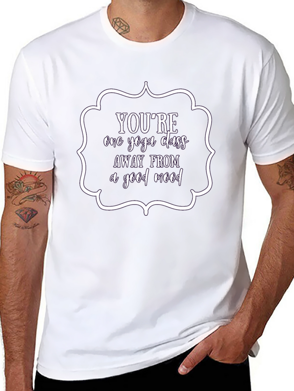 Yoga Class Good Mood Graphic Tee