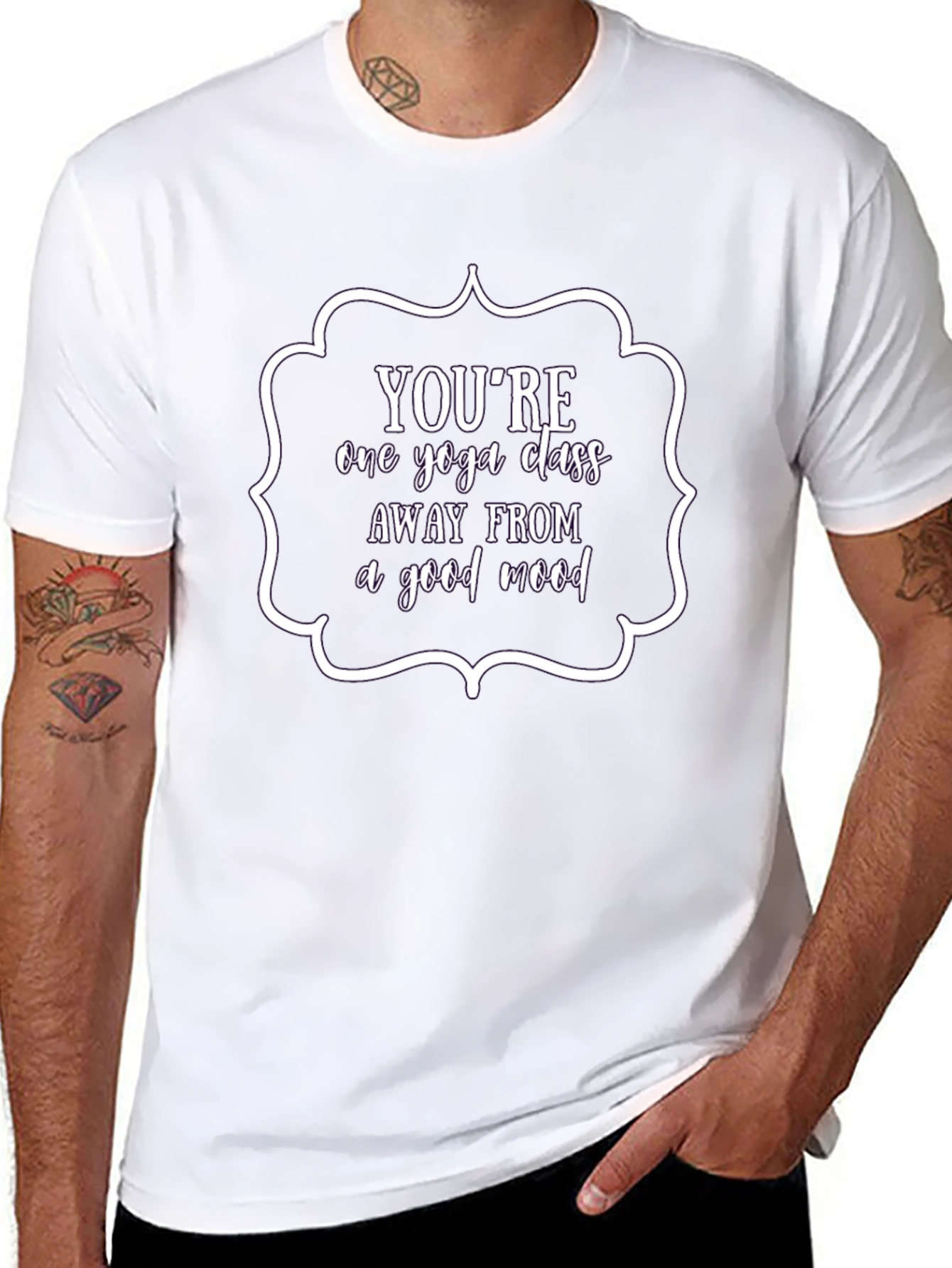 Yoga Class Good Mood Graphic Tee