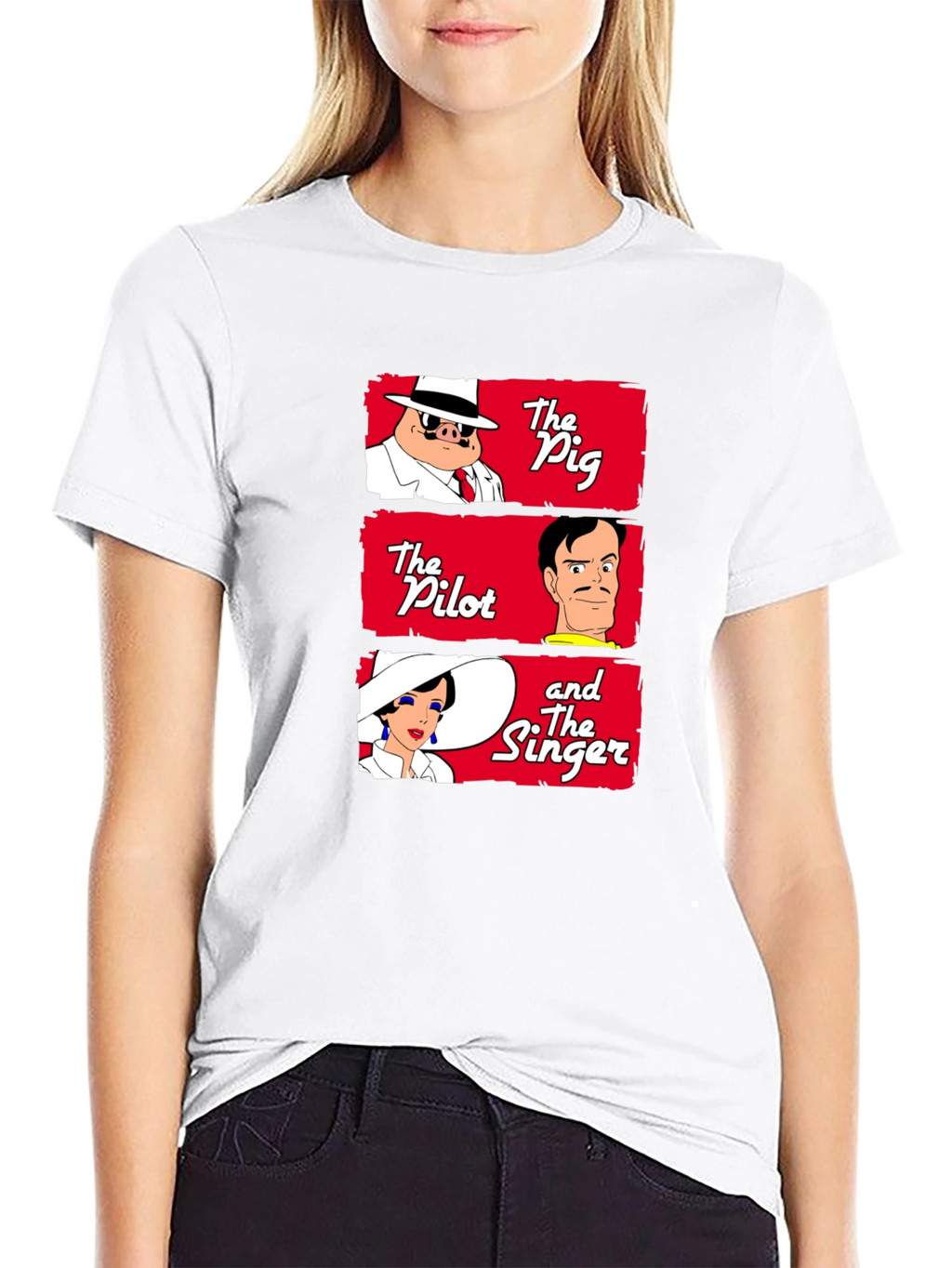 Talespin The Pig The Pilot and The Singer T-Shirt