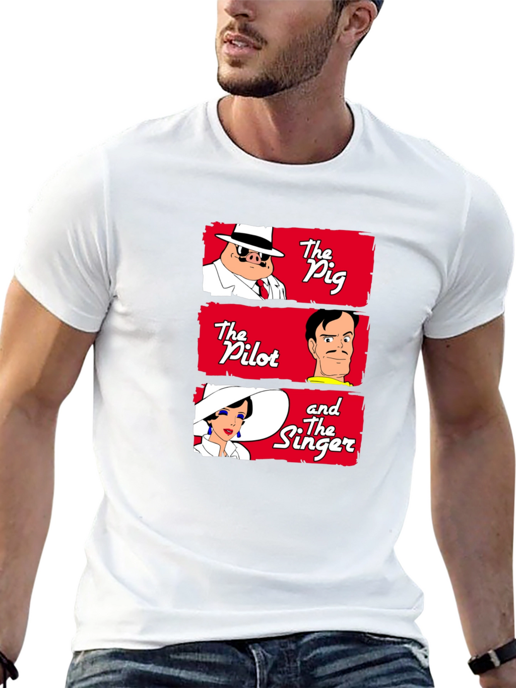Talespin The Pig The Pilot and The Singer T-Shirt