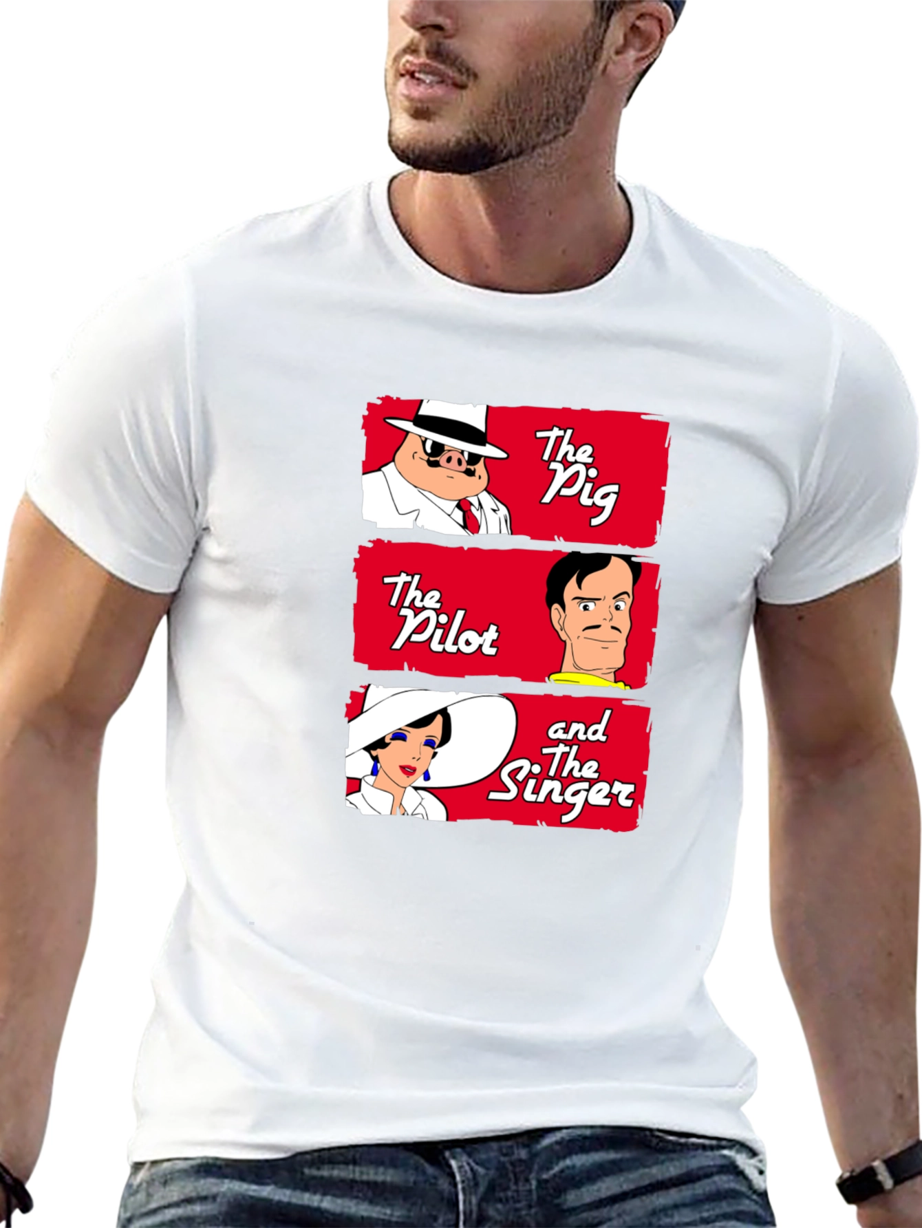 Talespin The Pig The Pilot and The Singer T-Shirt