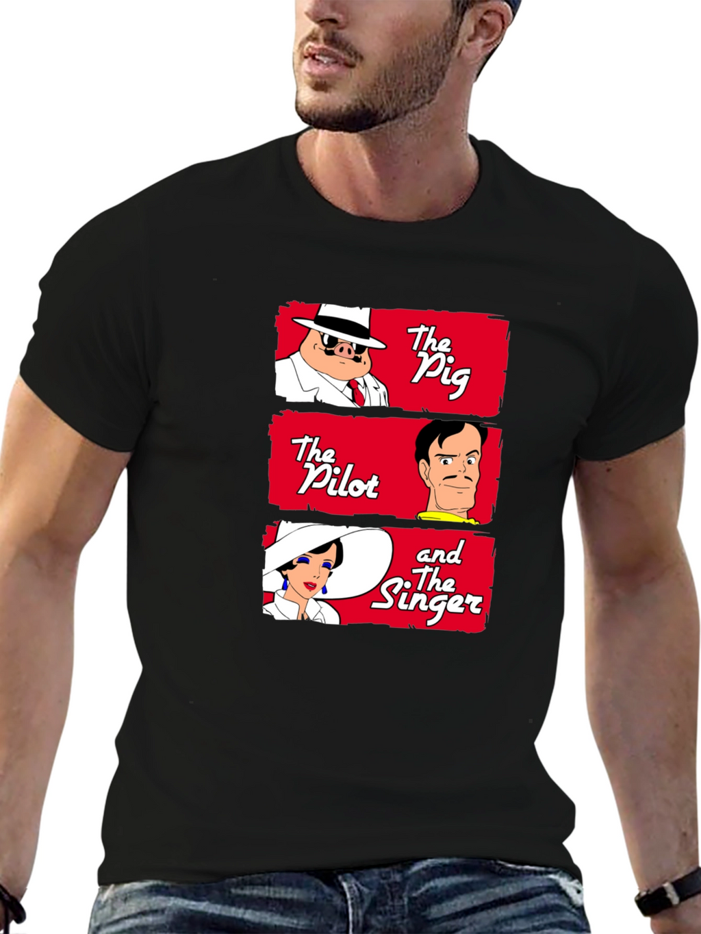 Talespin The Pig The Pilot and The Singer T-Shirt