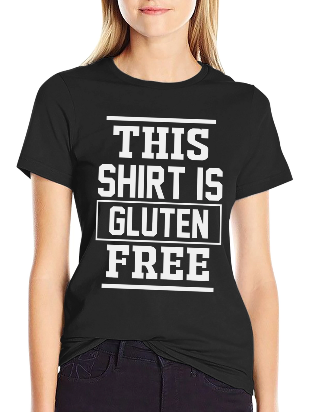 Gluten Free T-Shirt - Black Graphic Tee