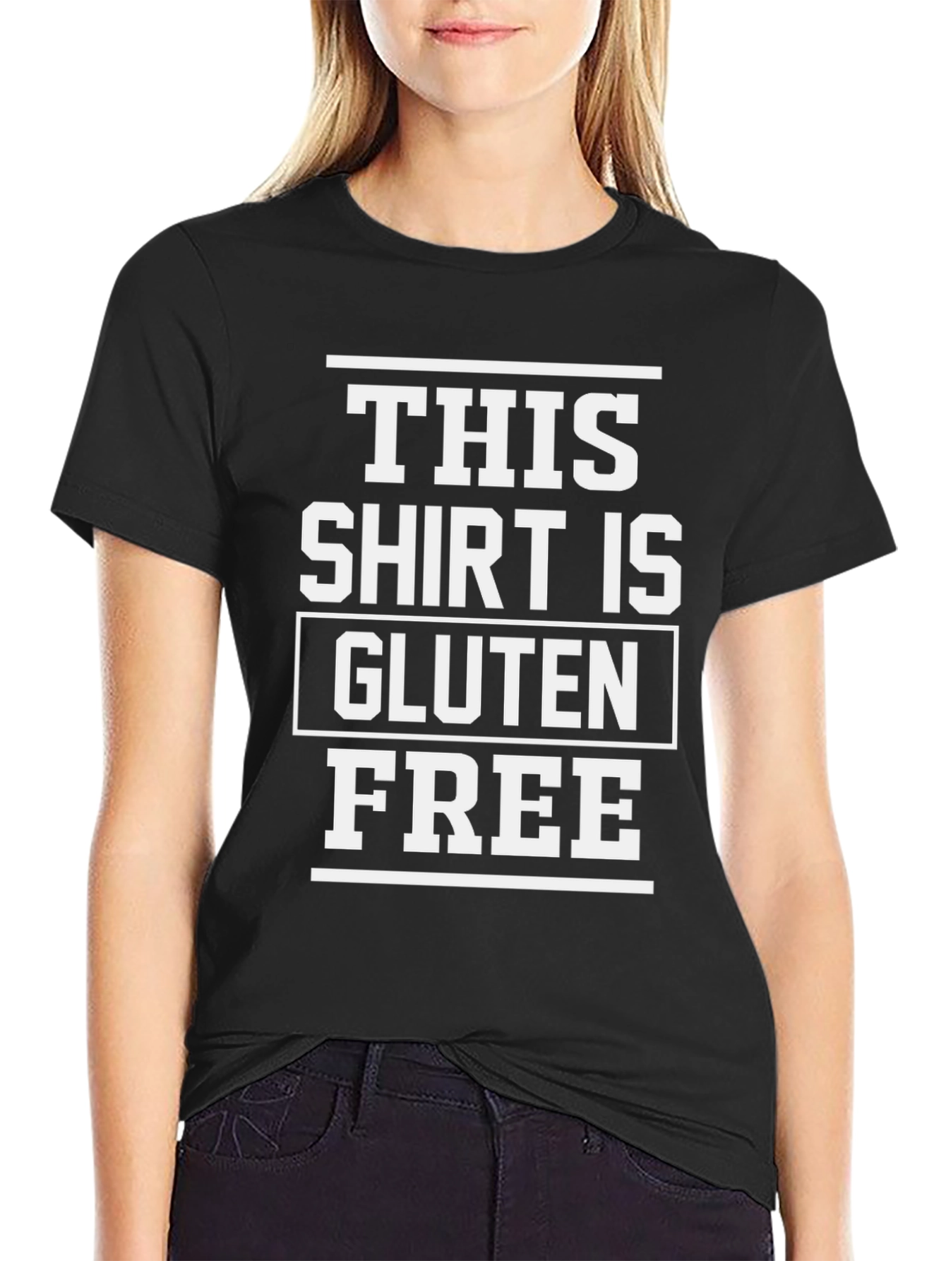 Gluten Free T-Shirt - Black Graphic Tee