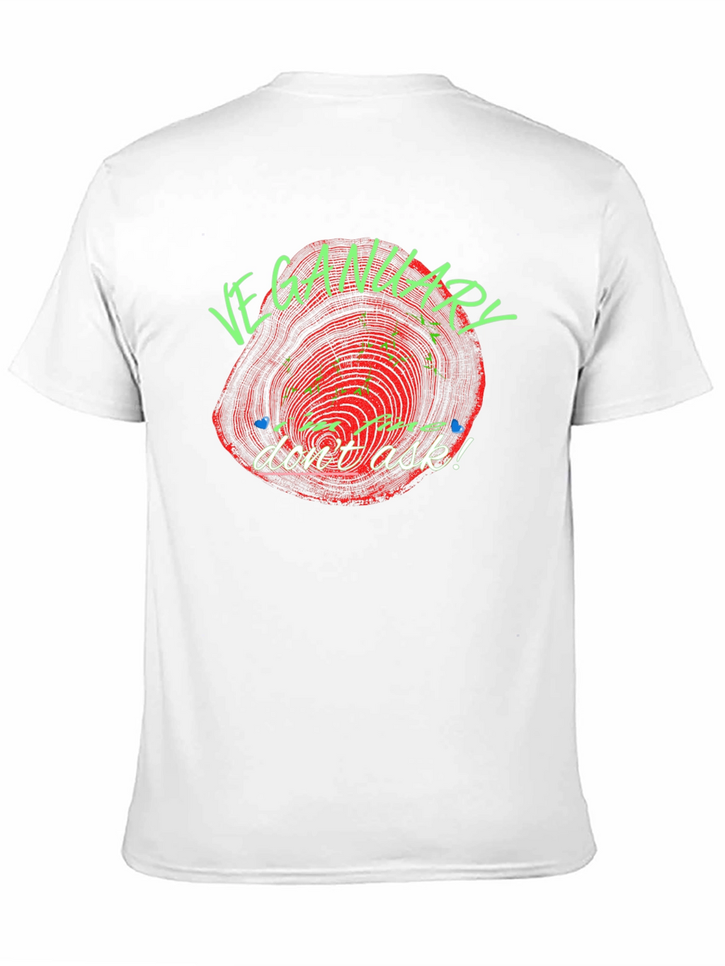 Veganuary T-Shirt - Im Fine Dont Ask