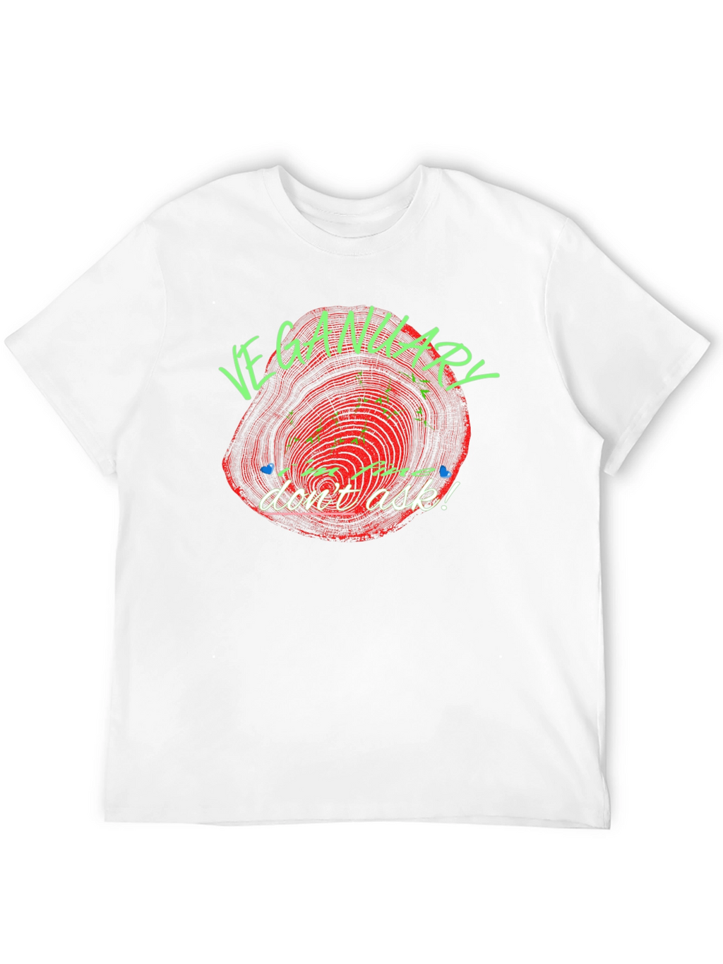 Veganuary T-Shirt - Im Fine Dont Ask