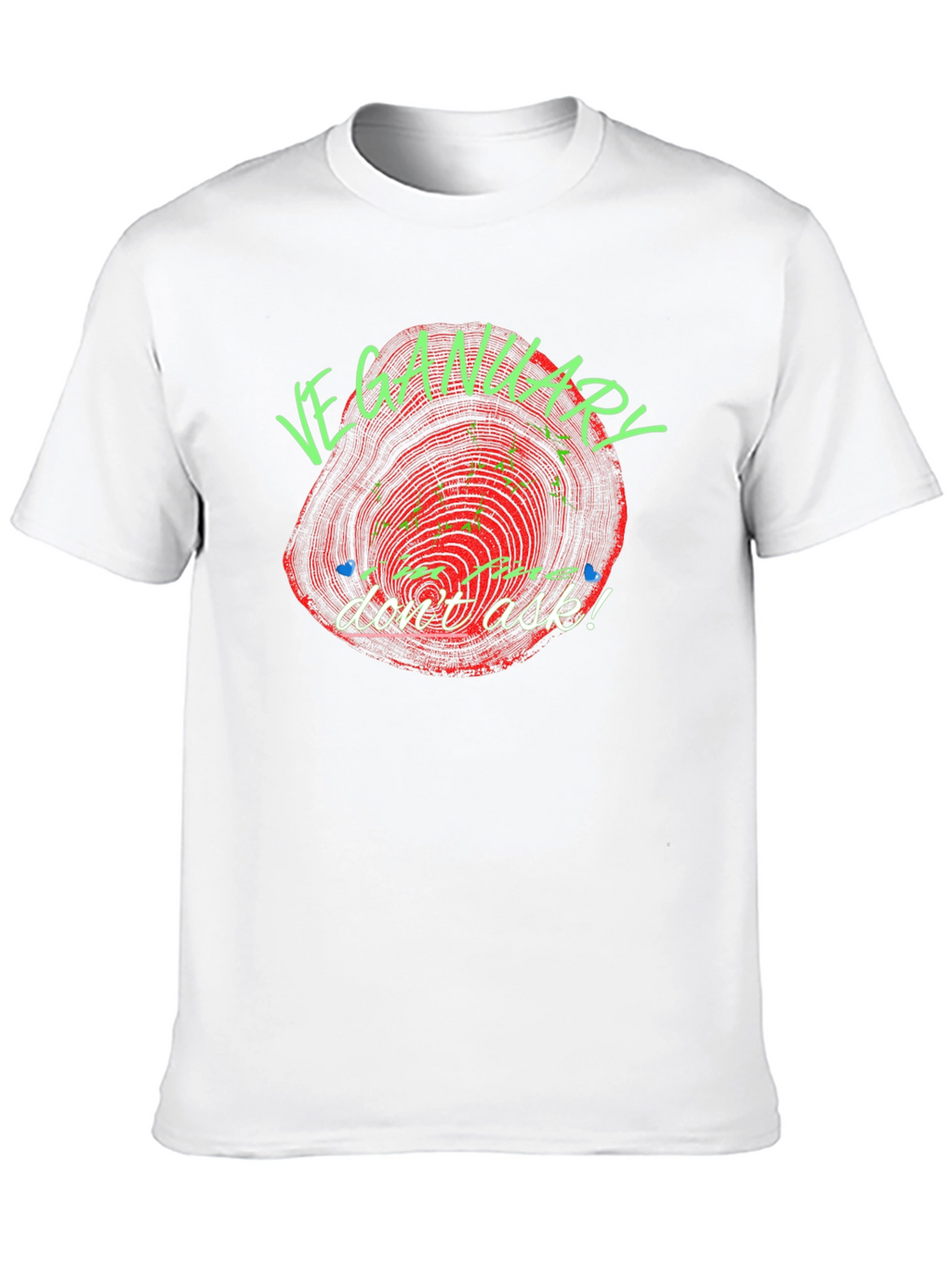Veganuary T-Shirt - Im Fine Dont Ask
