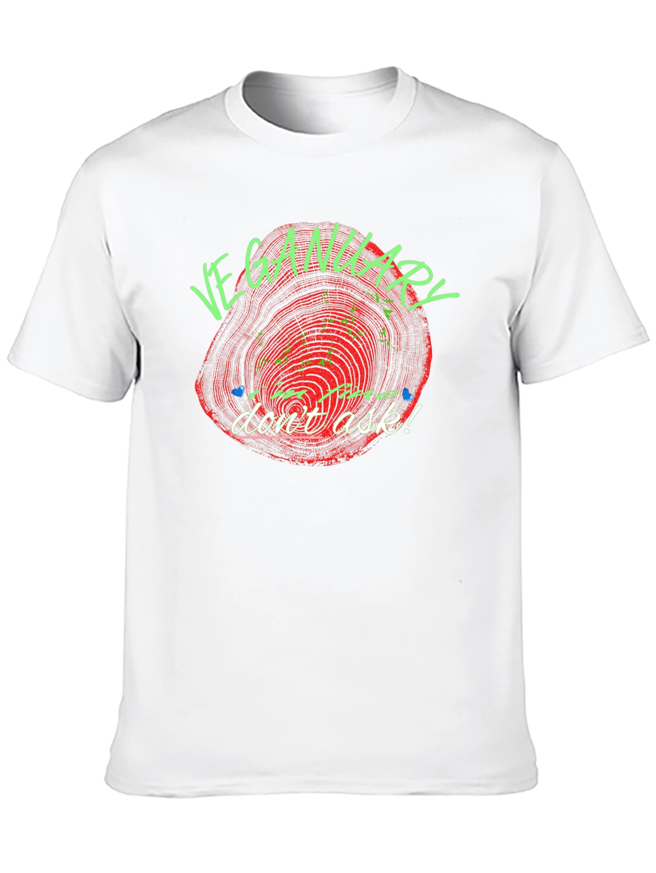 Veganuary T-Shirt - Im Fine Dont Ask