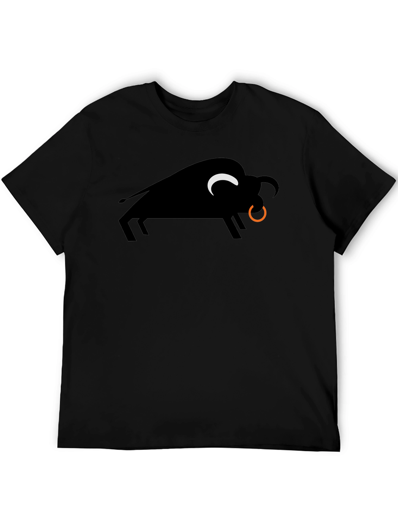 Black Bull Graphic Tee - Stylish Mens T-Shirt