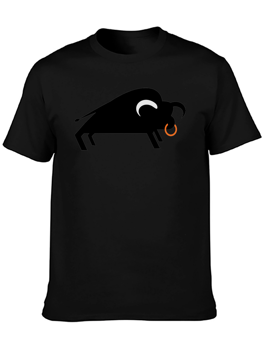 Black Bull Graphic Tee - Stylish Mens T-Shirt