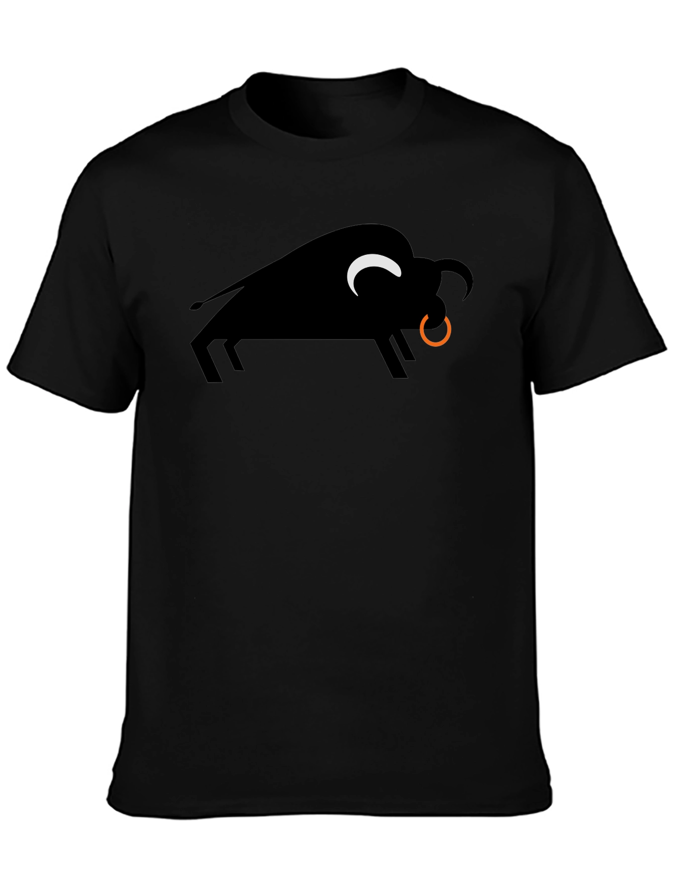 Black Bull Graphic Tee - Stylish Mens T-Shirt