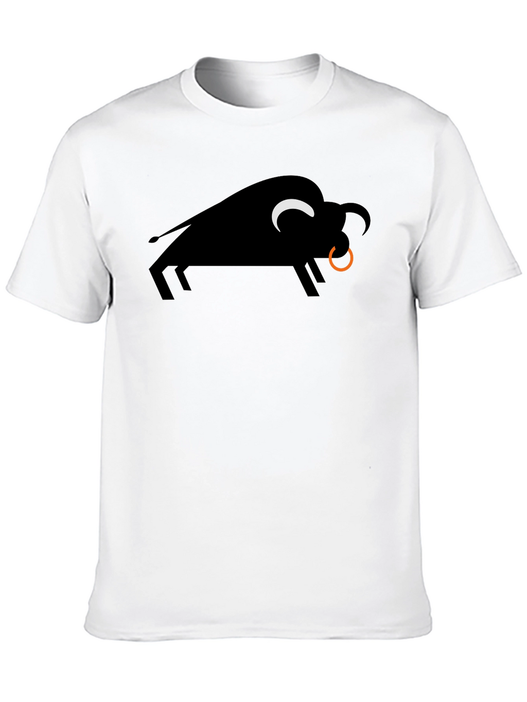 Black Bull Graphic Tee - Stylish Mens T-Shirt