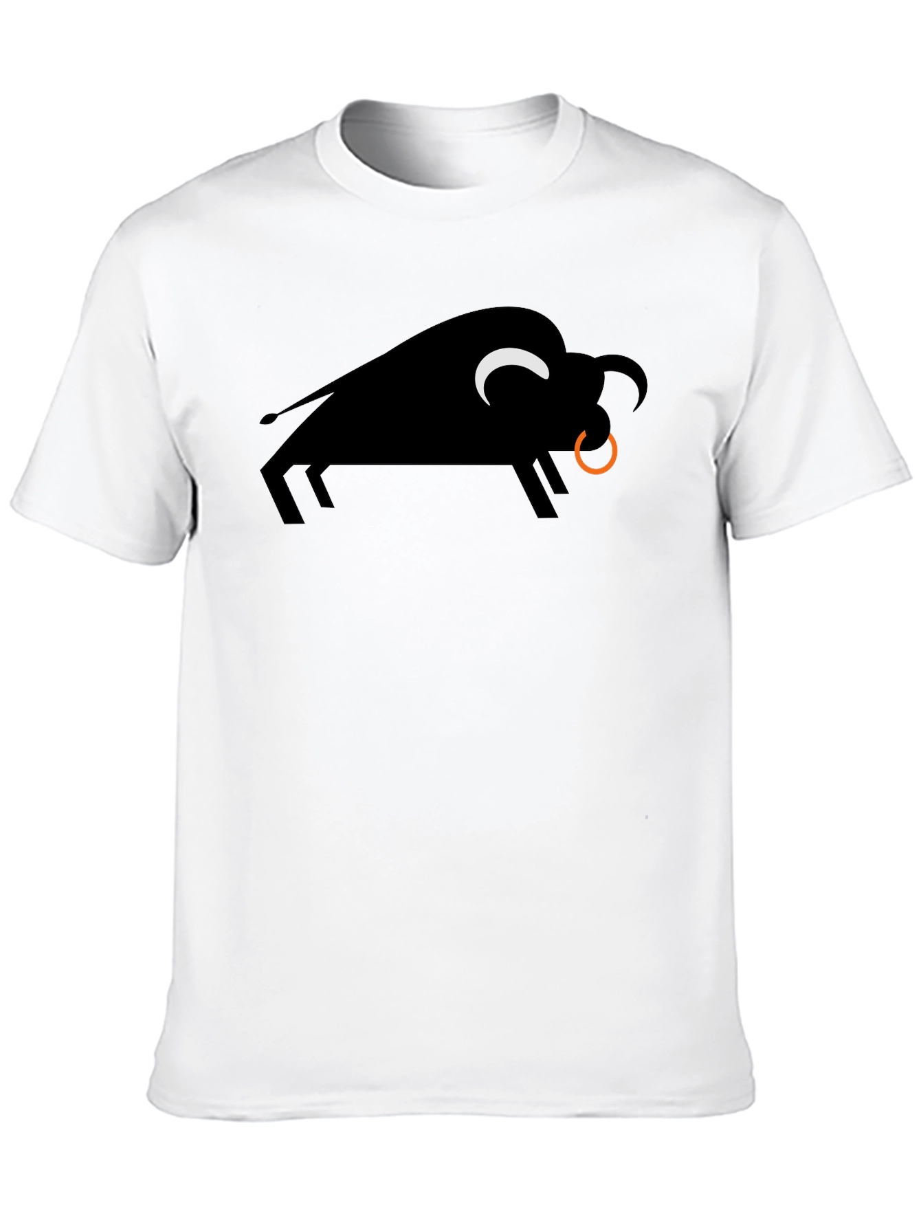 Black Bull Graphic Tee - Stylish Mens T-Shirt