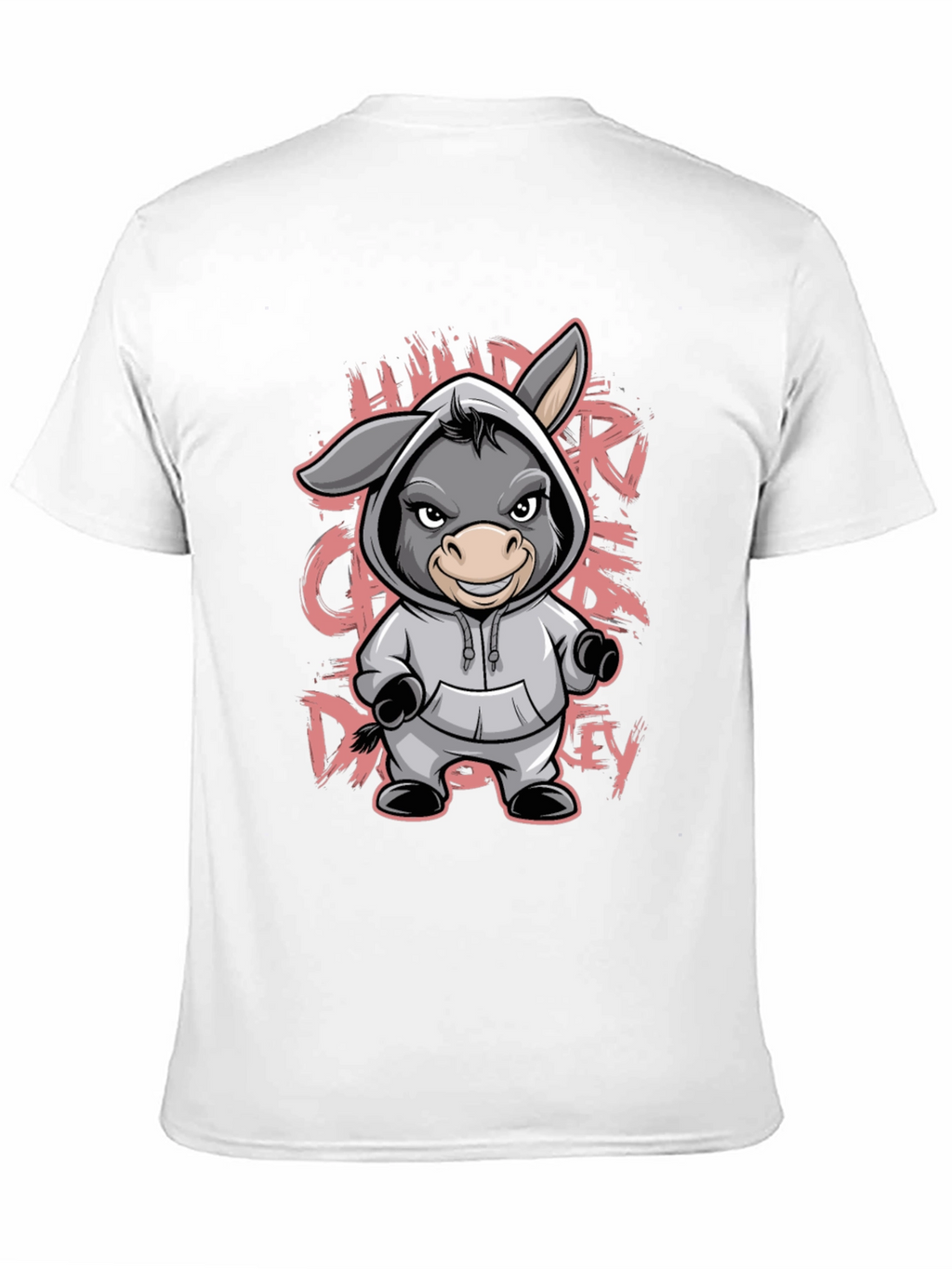 Cartoon Donkey Hoodie T-Shirt