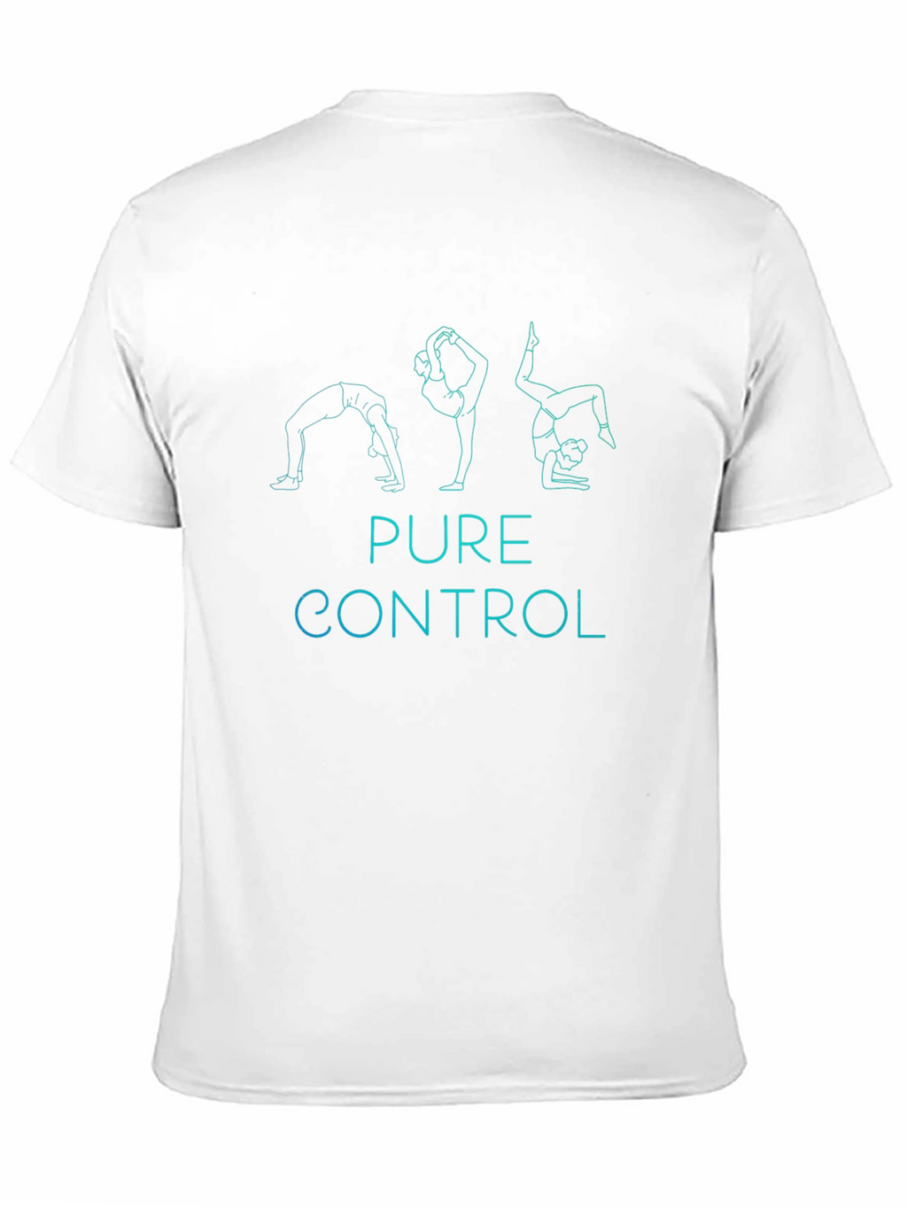 Pure Control Yoga Pose Graphic Tee - Black