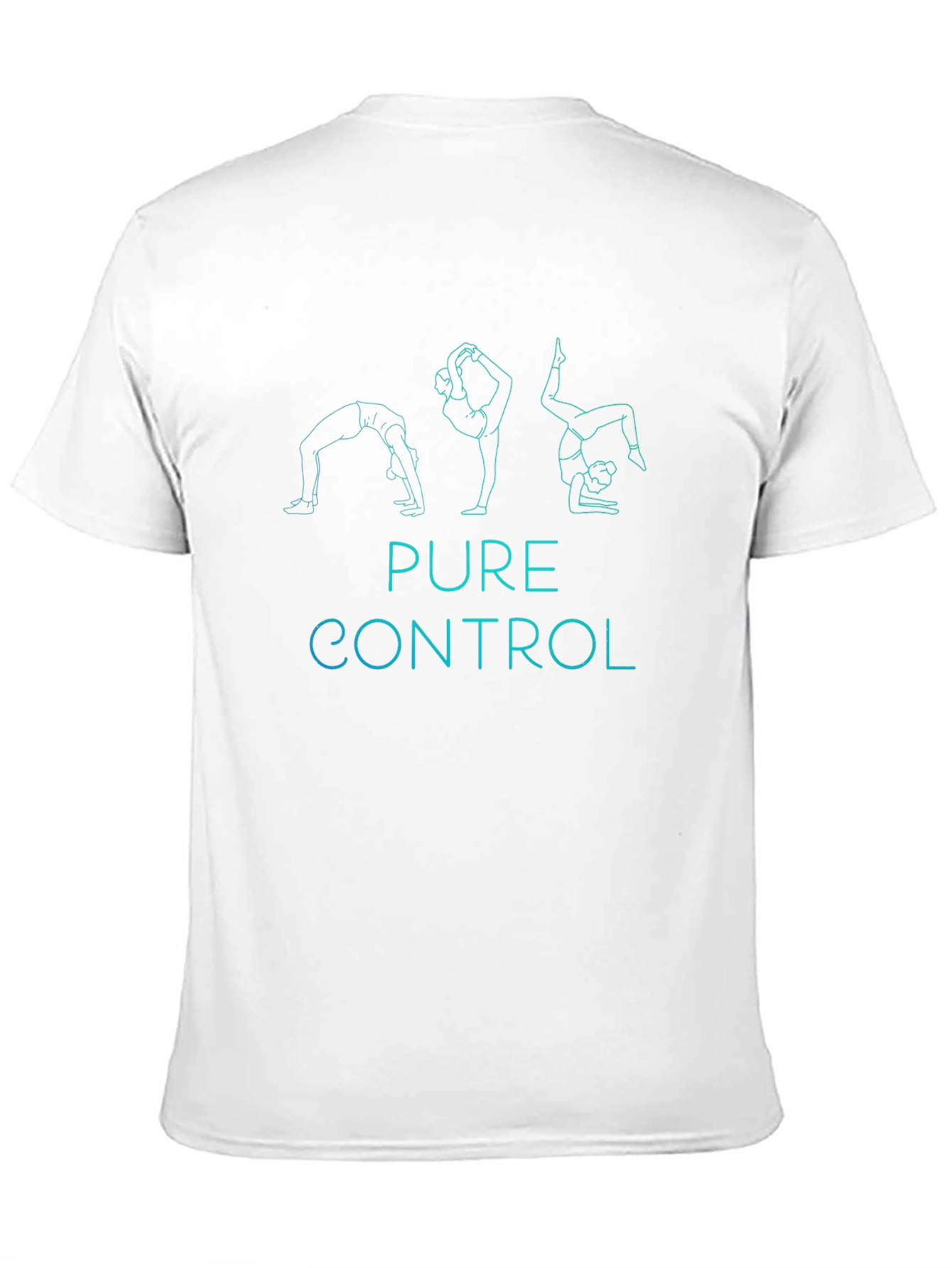 Pure Control Yoga Pose Graphic Tee - Black
