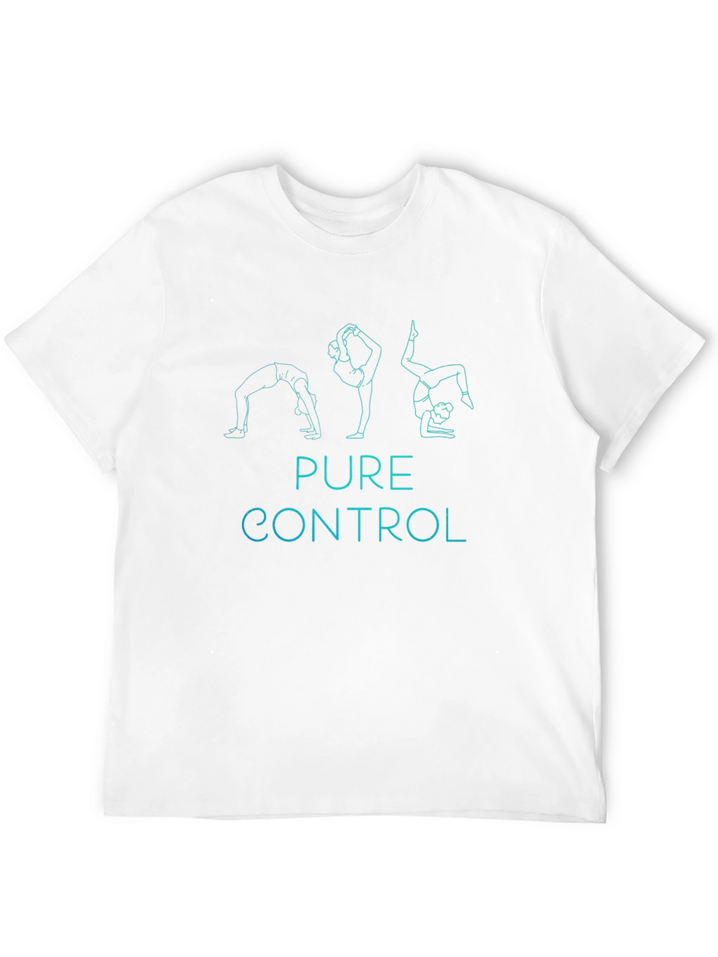 Pure Control Yoga Pose Graphic Tee - Black