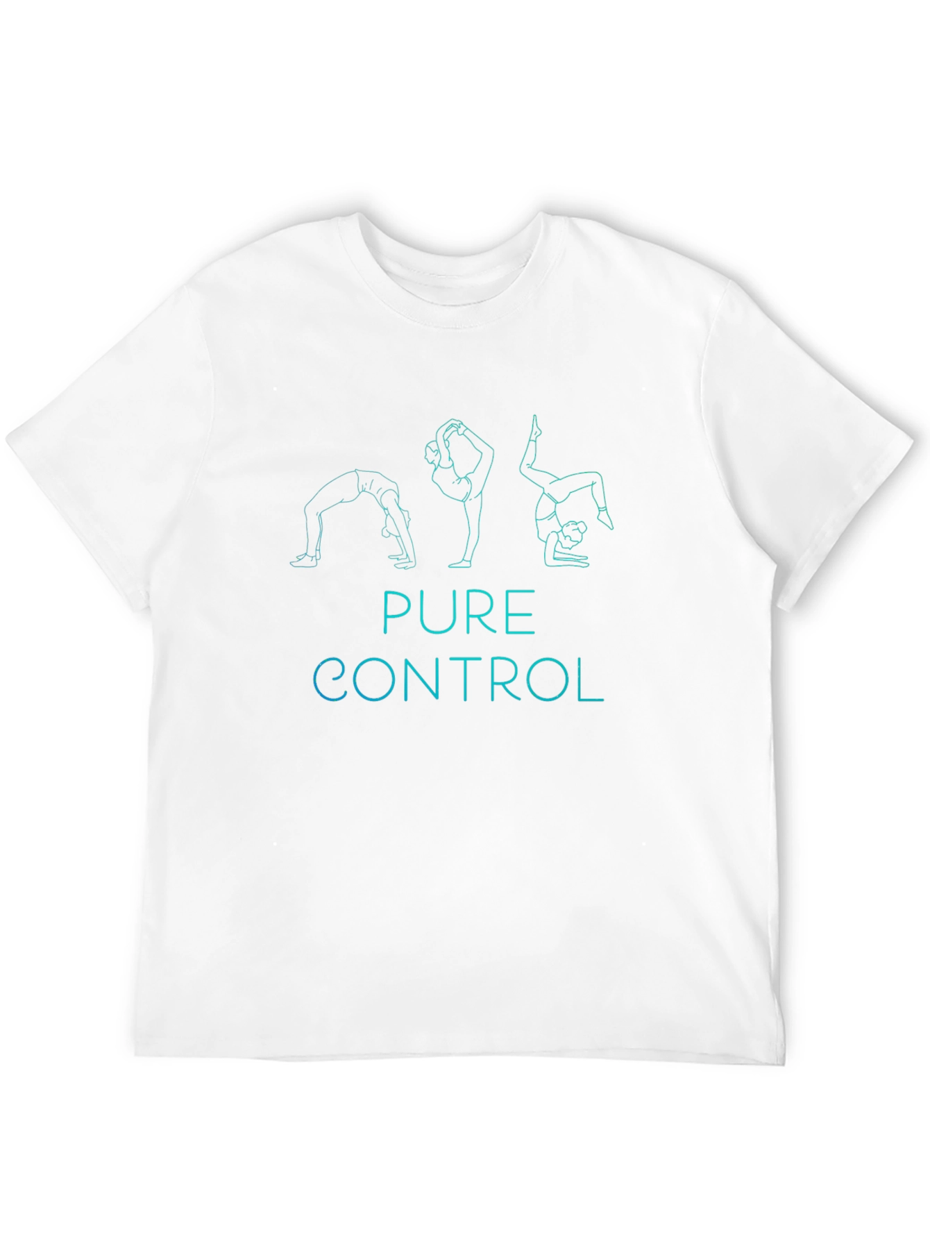 Pure Control Yoga Pose Graphic Tee - Black
