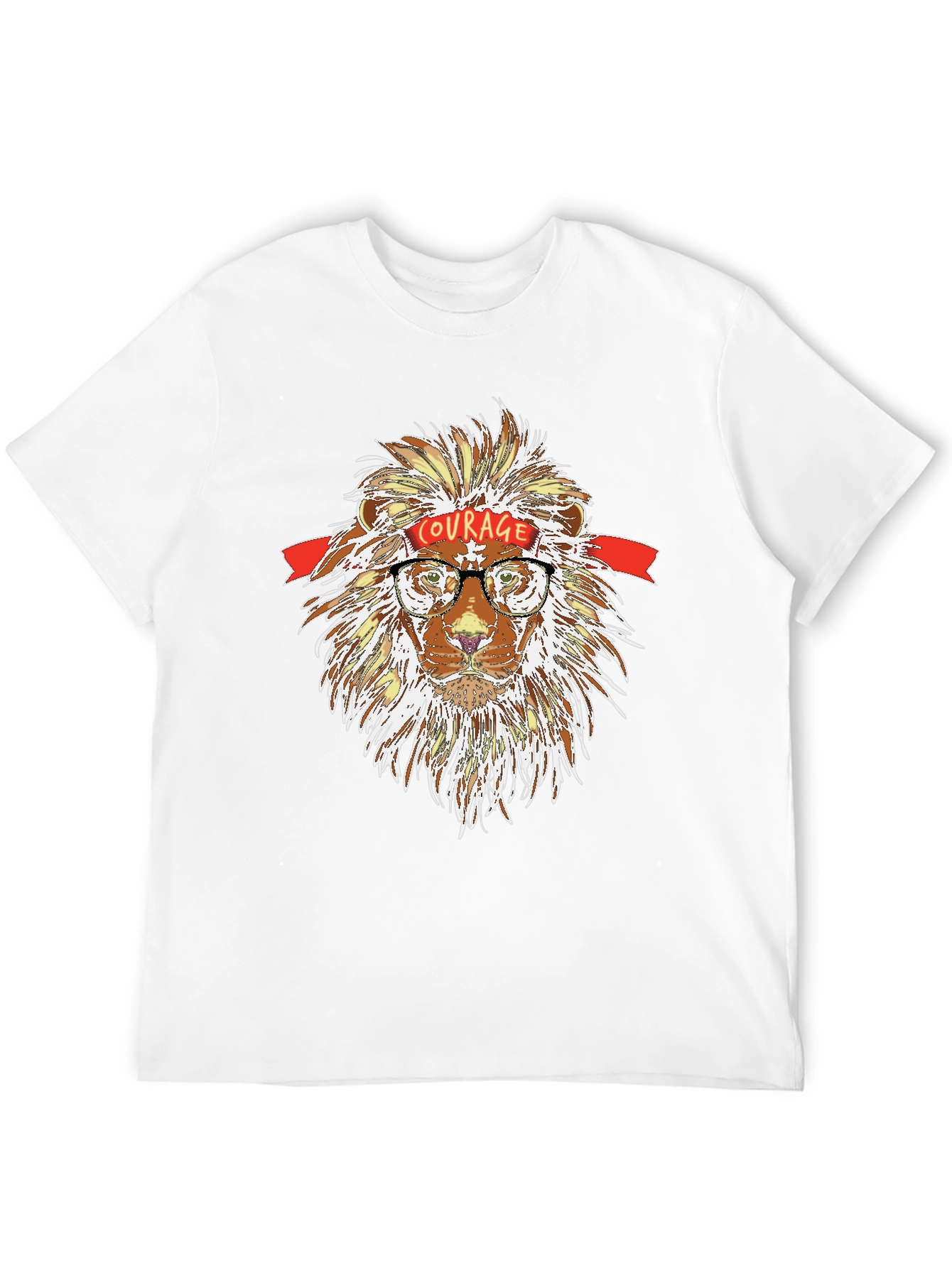 Courage Lion Graphic Tee - Unisex