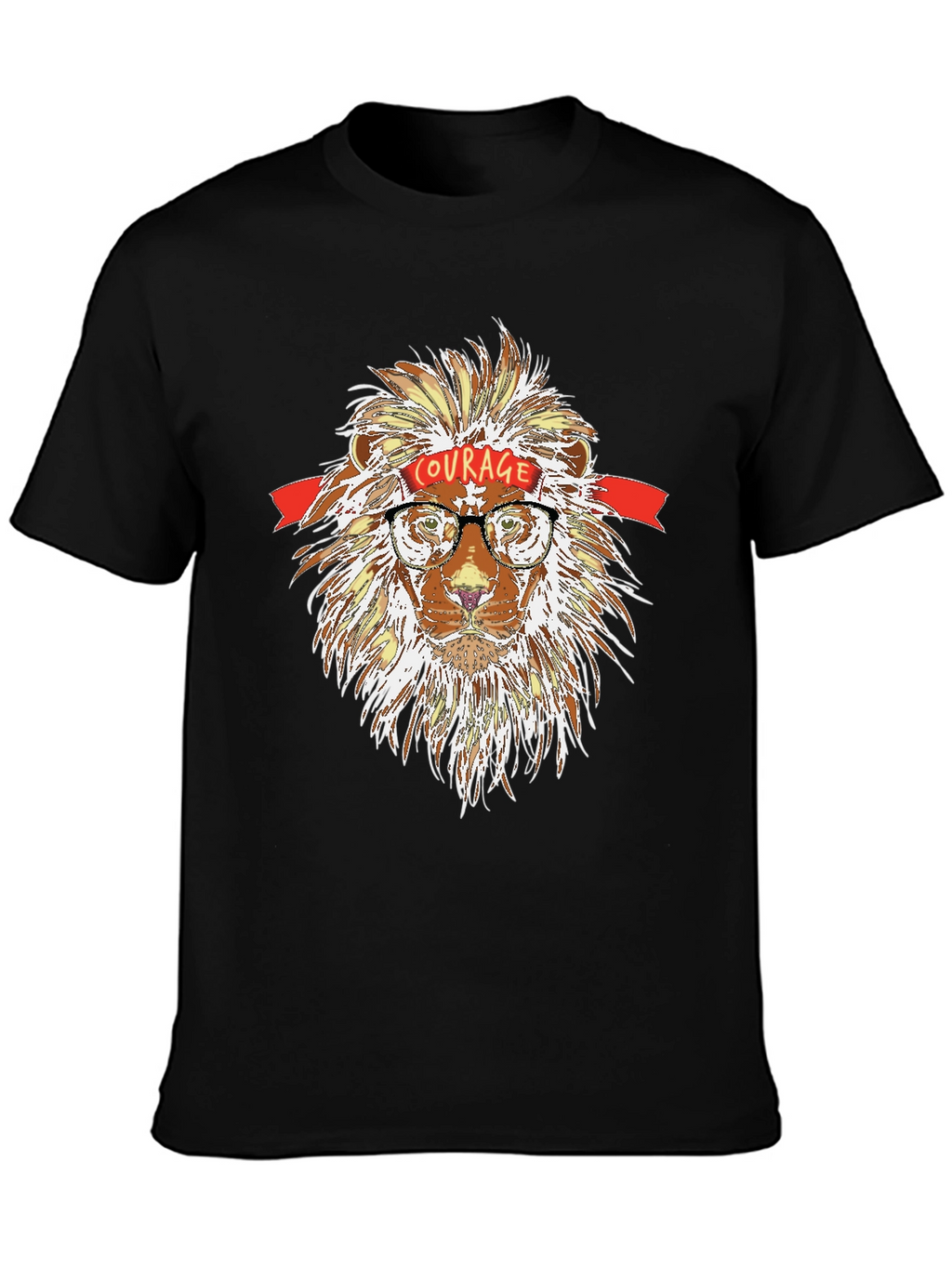 Courage Lion Graphic Tee - Unisex