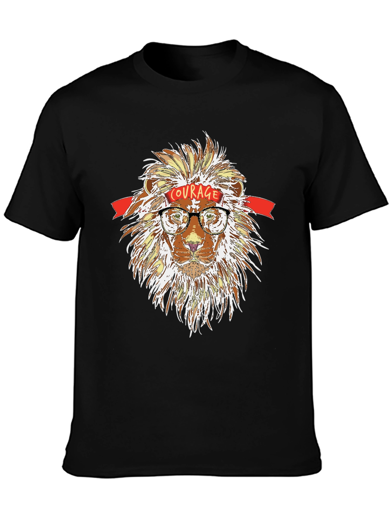 Courage Lion Graphic Tee - Unisex