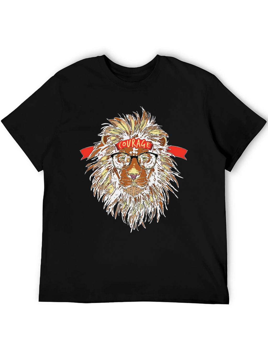 Courage Lion Graphic Tee - Unisex