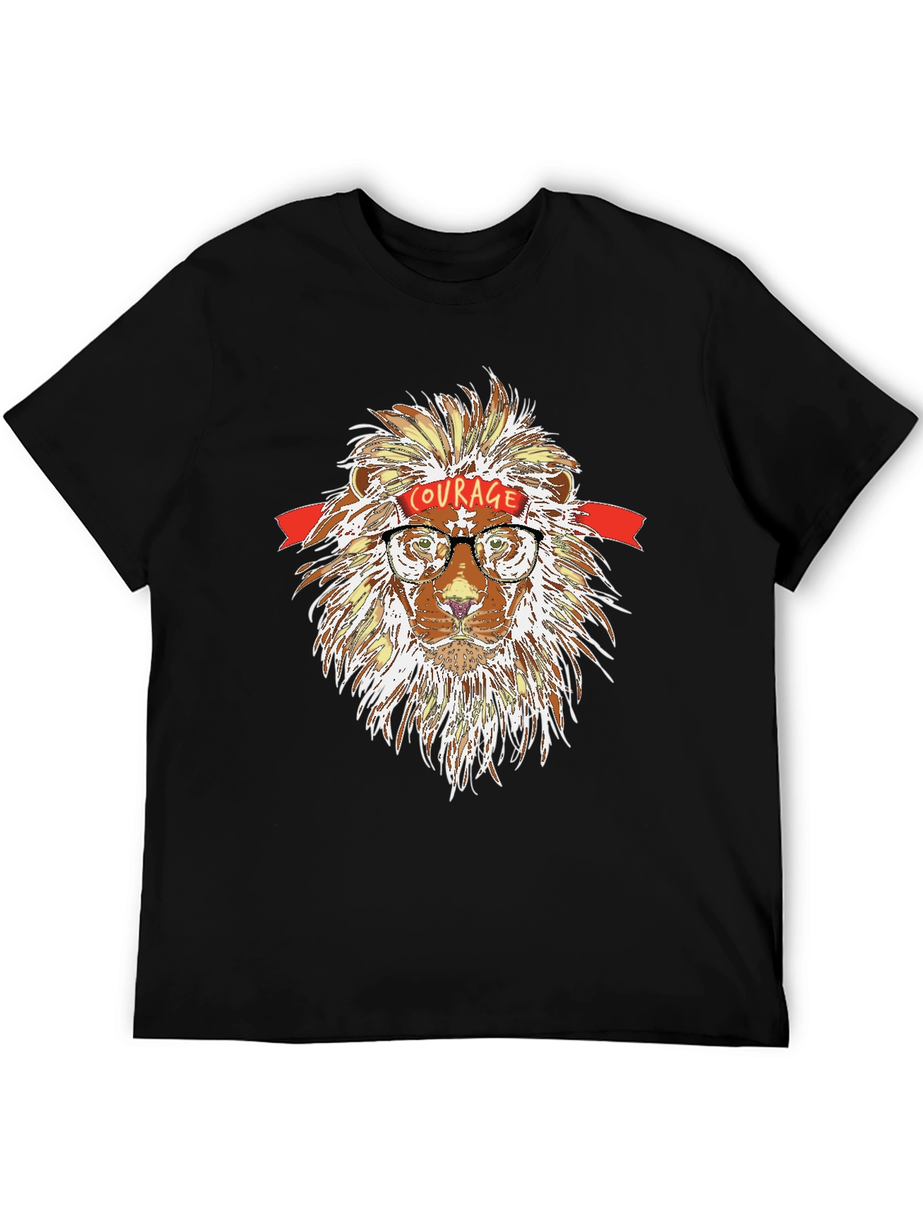 Courage Lion Graphic Tee - Unisex