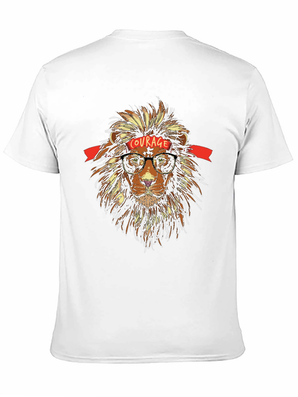 Courage Lion Graphic Tee - Unisex