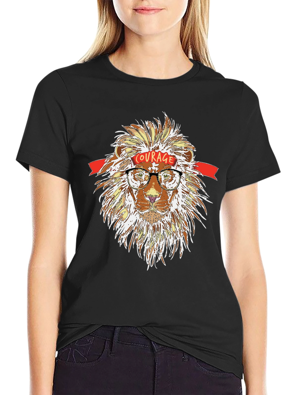 Courage Lion Graphic Tee - Unisex