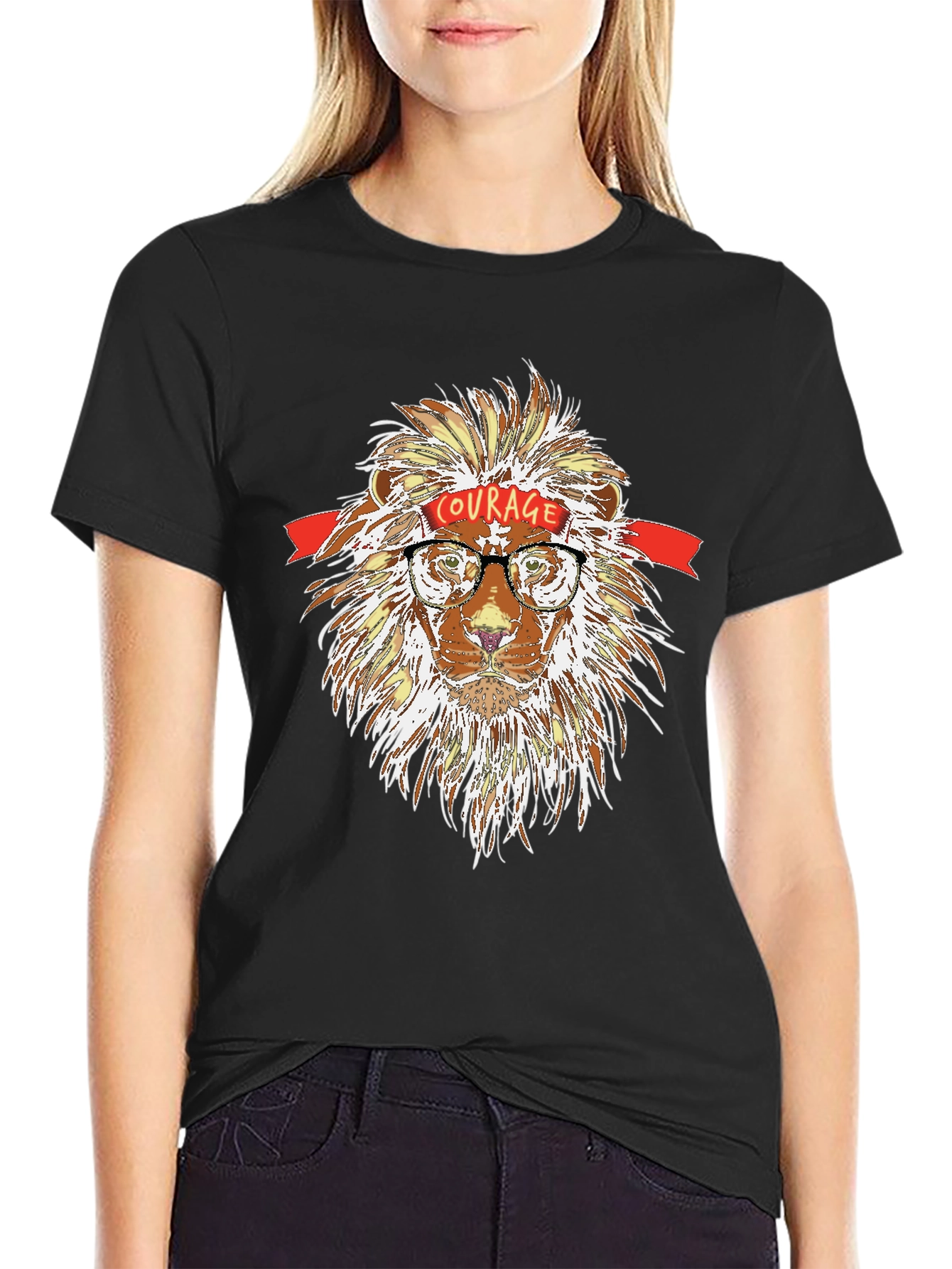 Courage Lion Graphic Tee - Unisex