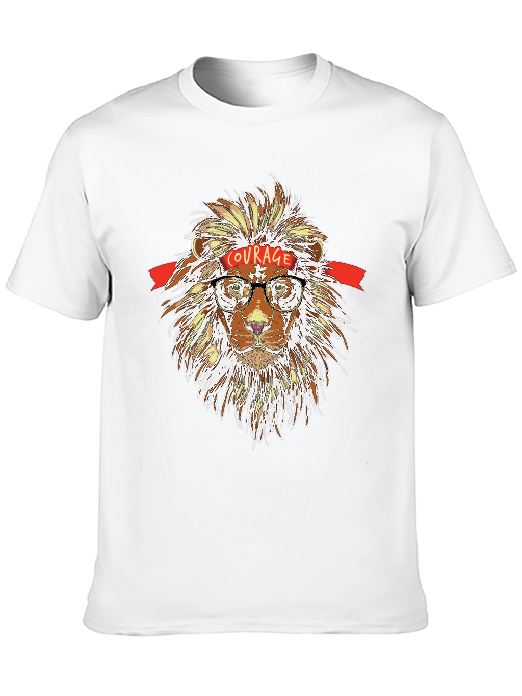 Courage Lion Graphic Tee - Unisex