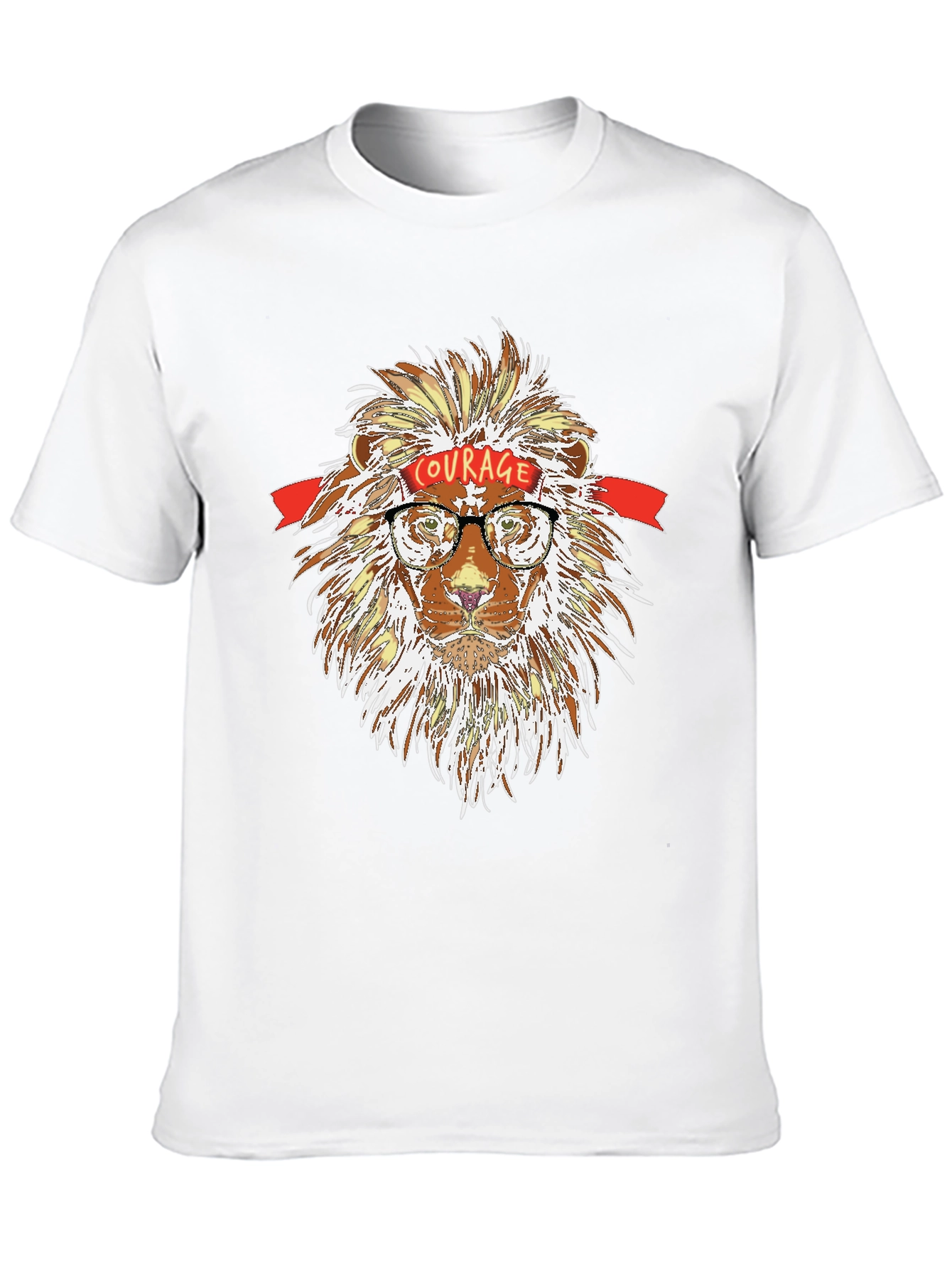Courage Lion Graphic Tee - Unisex