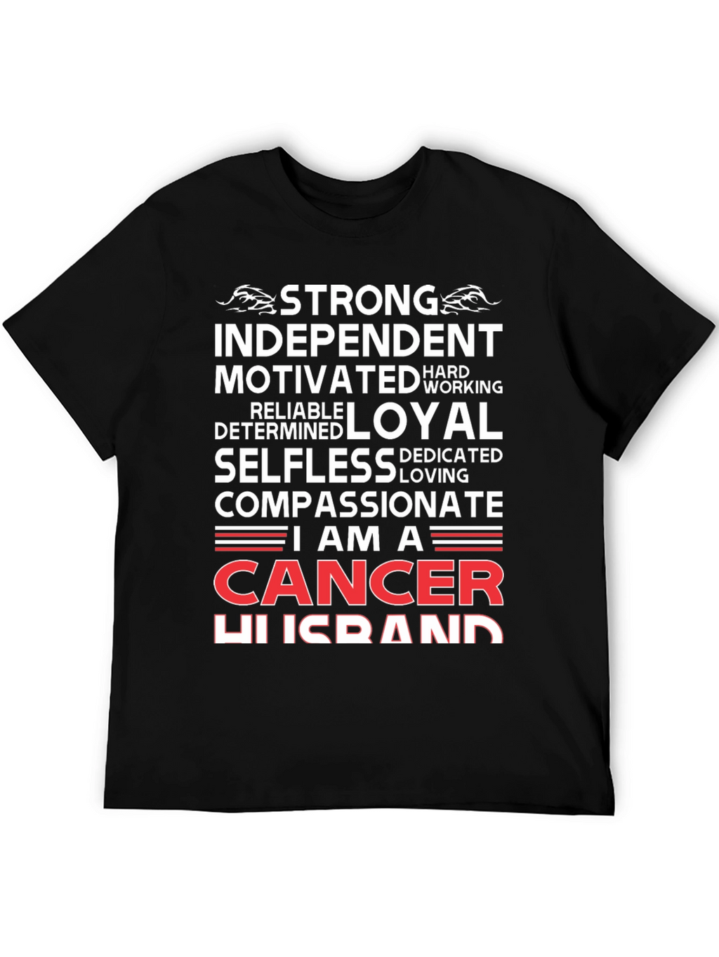 Strong Cancer Husband Graphic Tee