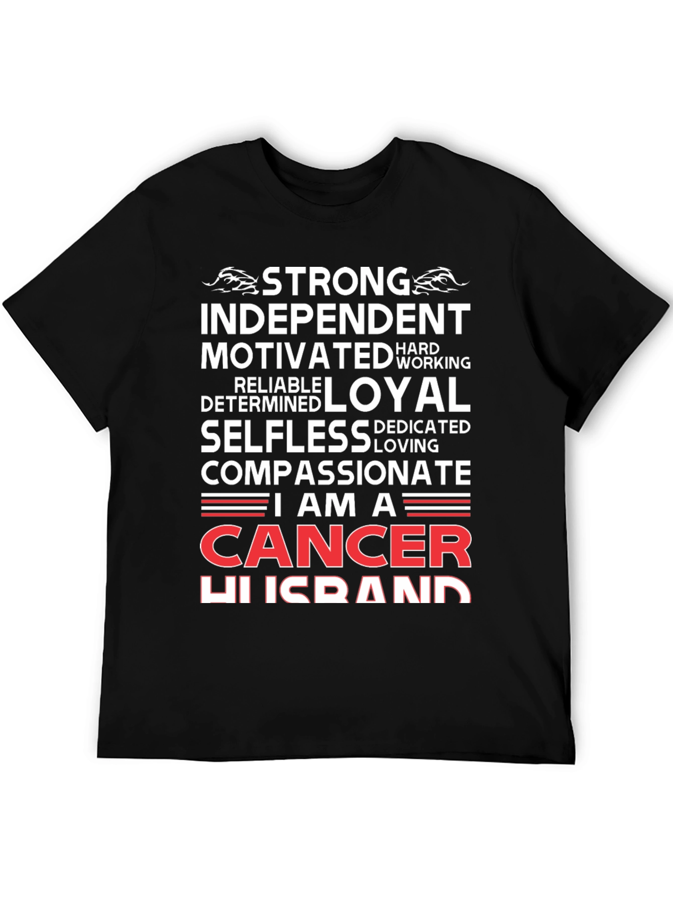 Strong Cancer Husband Graphic Tee