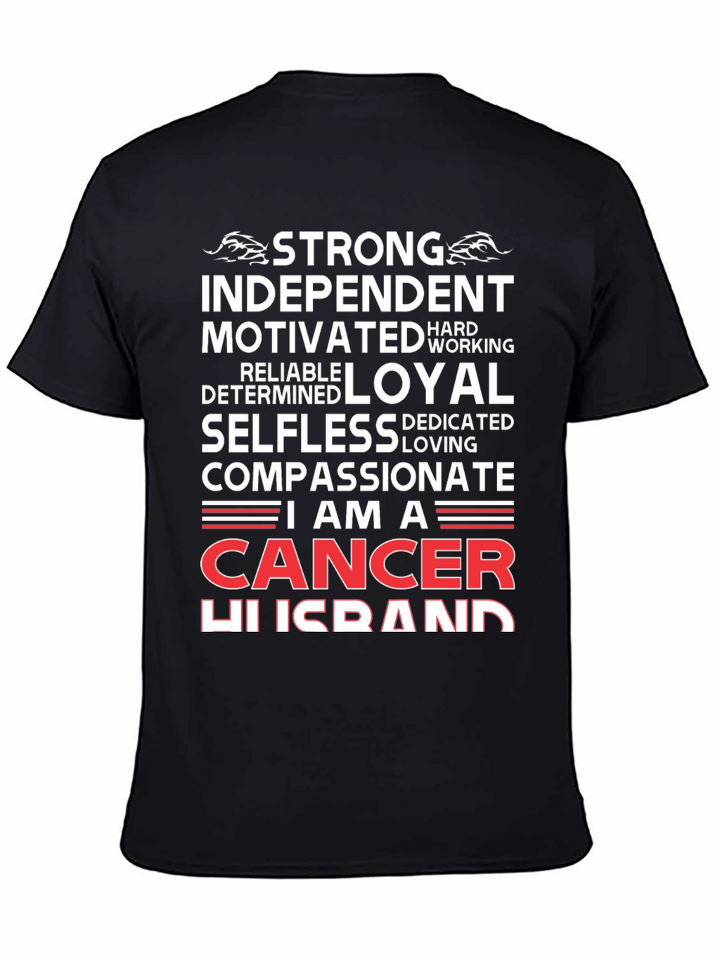 Strong Cancer Husband Graphic Tee