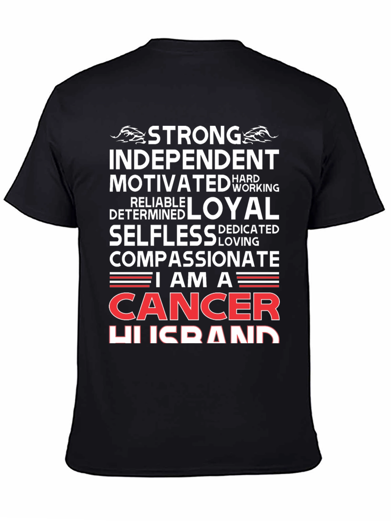 Strong Cancer Husband Graphic Tee
