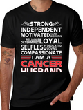 Strong Cancer Husband Graphic Tee