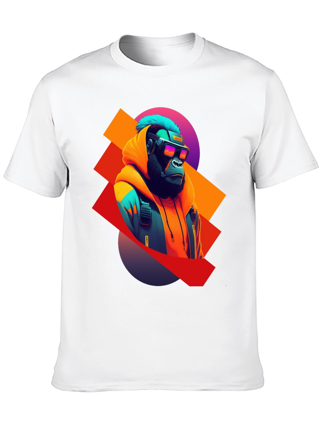 Cyberpunk Gorilla T-Shirt - Unique Graphic Tee