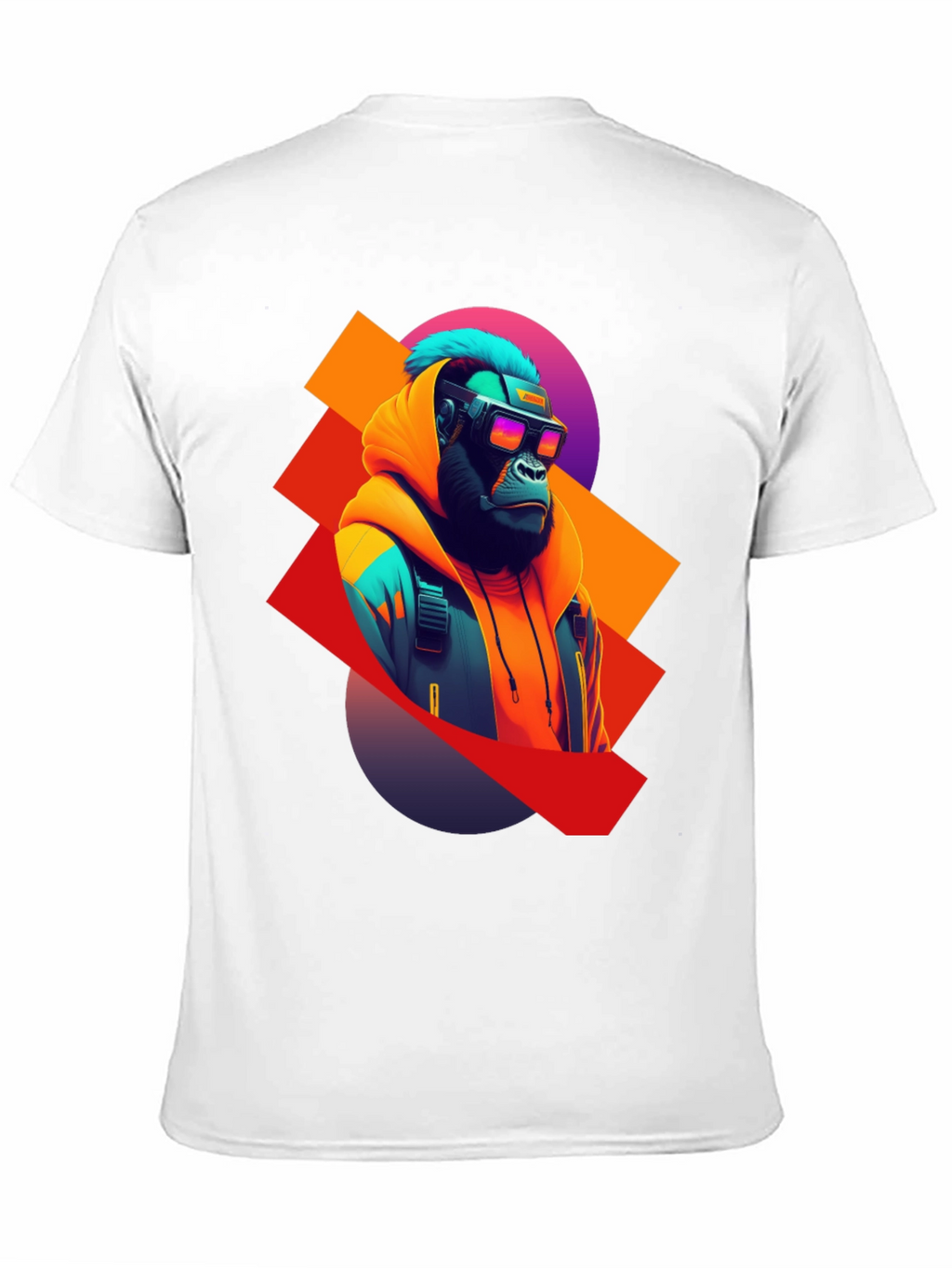 Cyberpunk Gorilla T-Shirt - Unique Graphic Tee