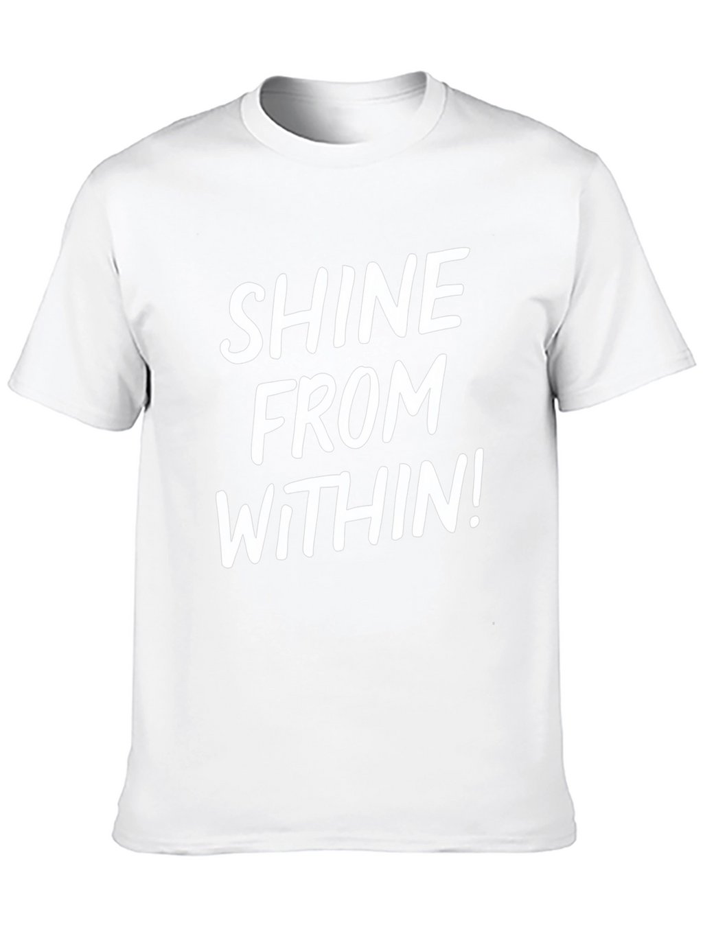 Shine From Within Black Graphic Tee