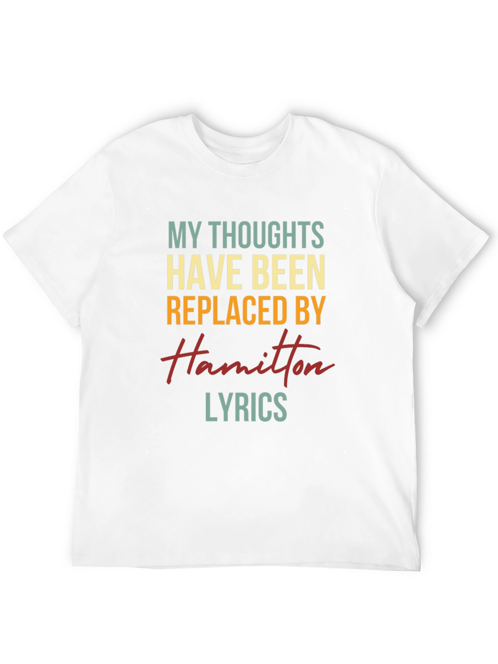 Hamilton Lyrics T-Shirt - Unisex Fan Apparel