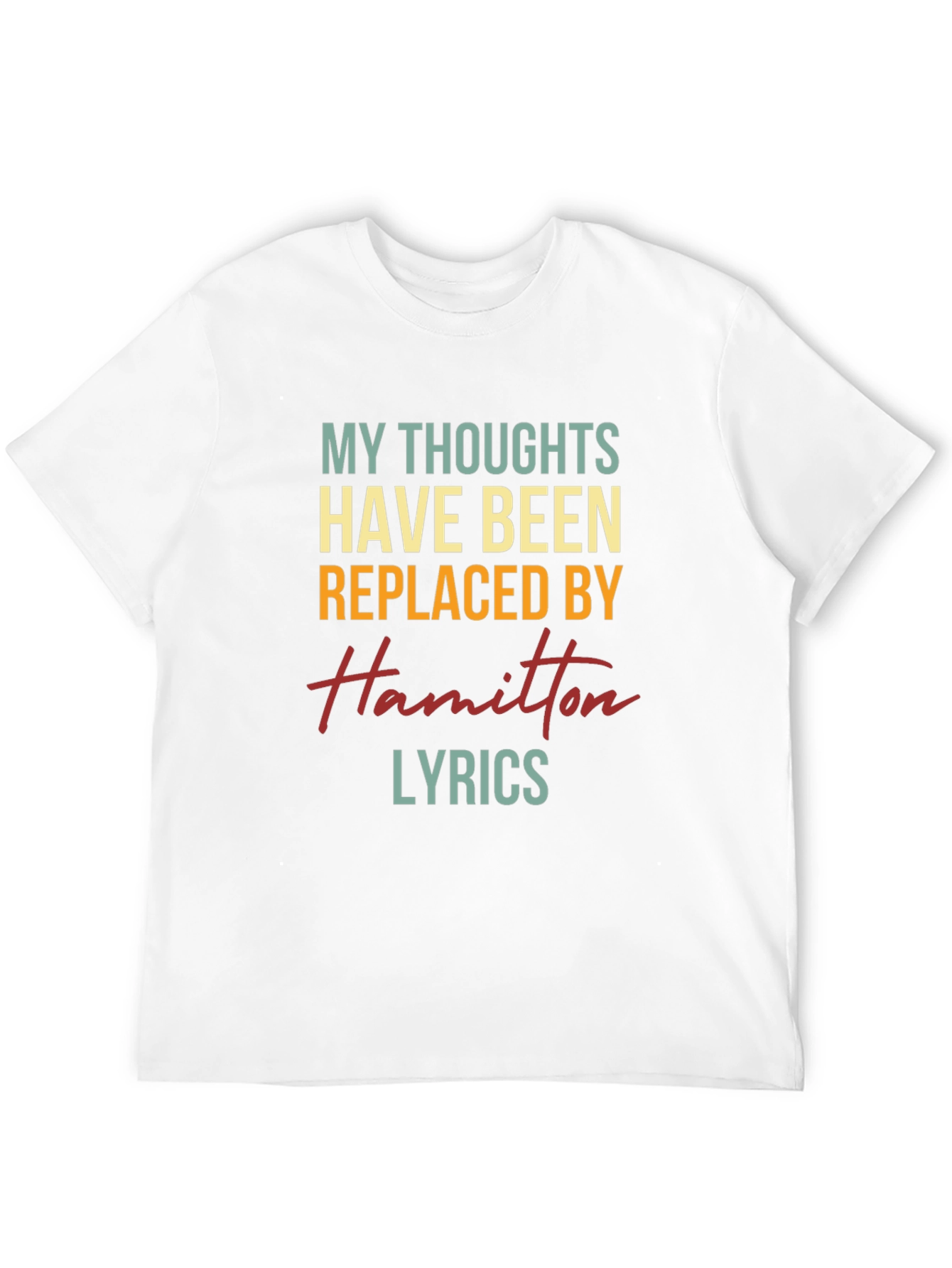 Hamilton Lyrics T-Shirt - Unisex Fan Apparel