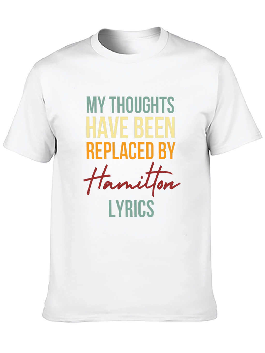 Hamilton Lyrics T-Shirt - Unisex Fan Apparel