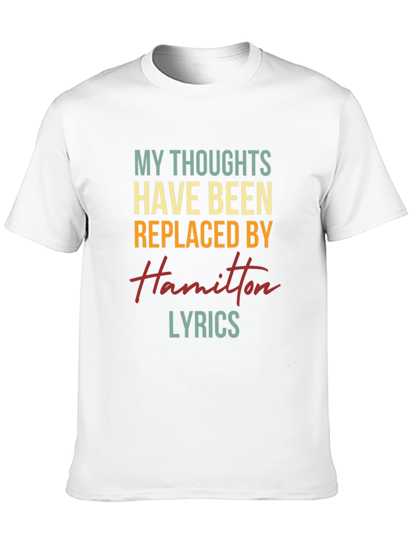 Hamilton Lyrics T-Shirt - Unisex Fan Apparel