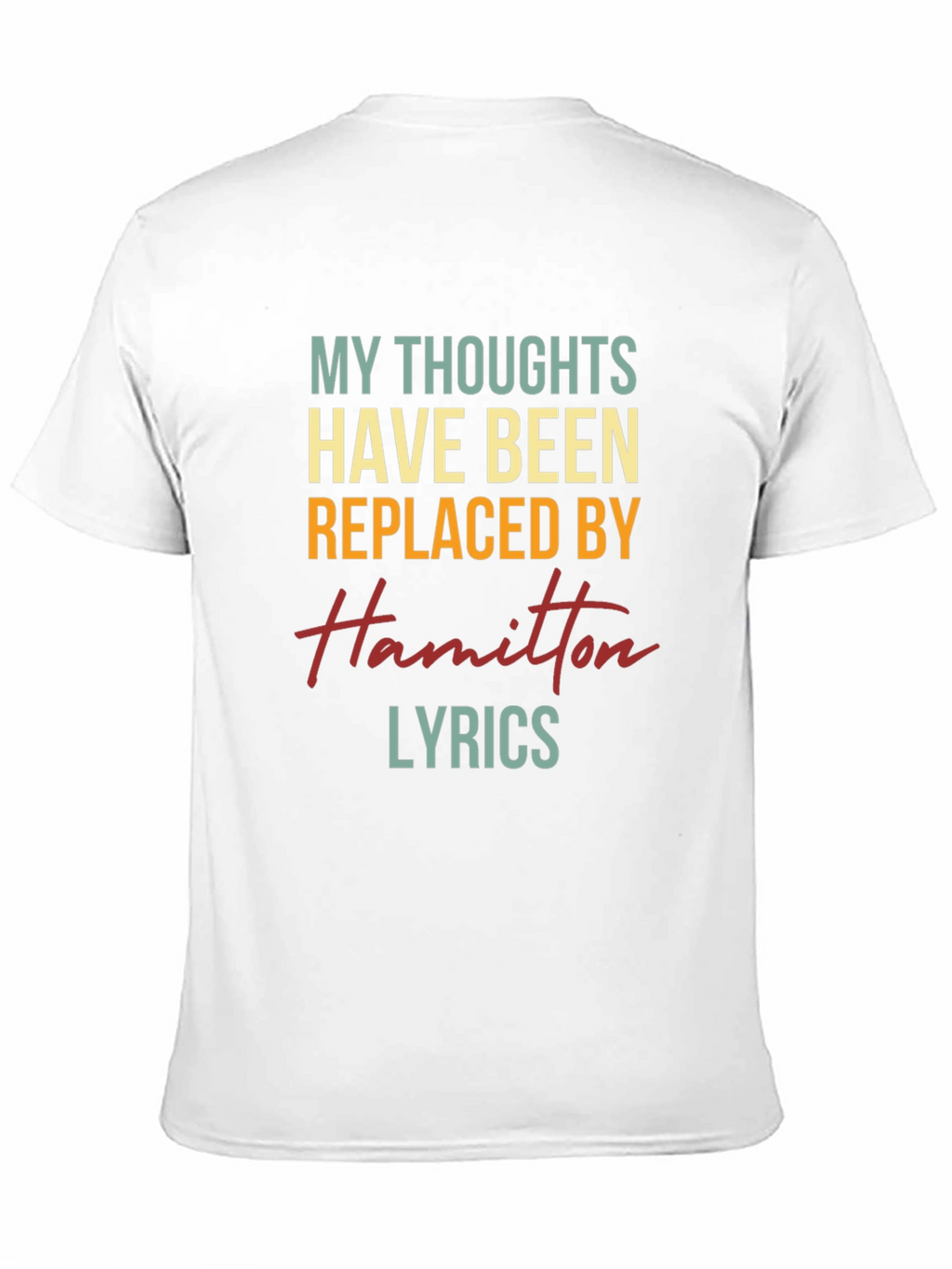Hamilton Lyrics T-Shirt - Unisex Fan Apparel