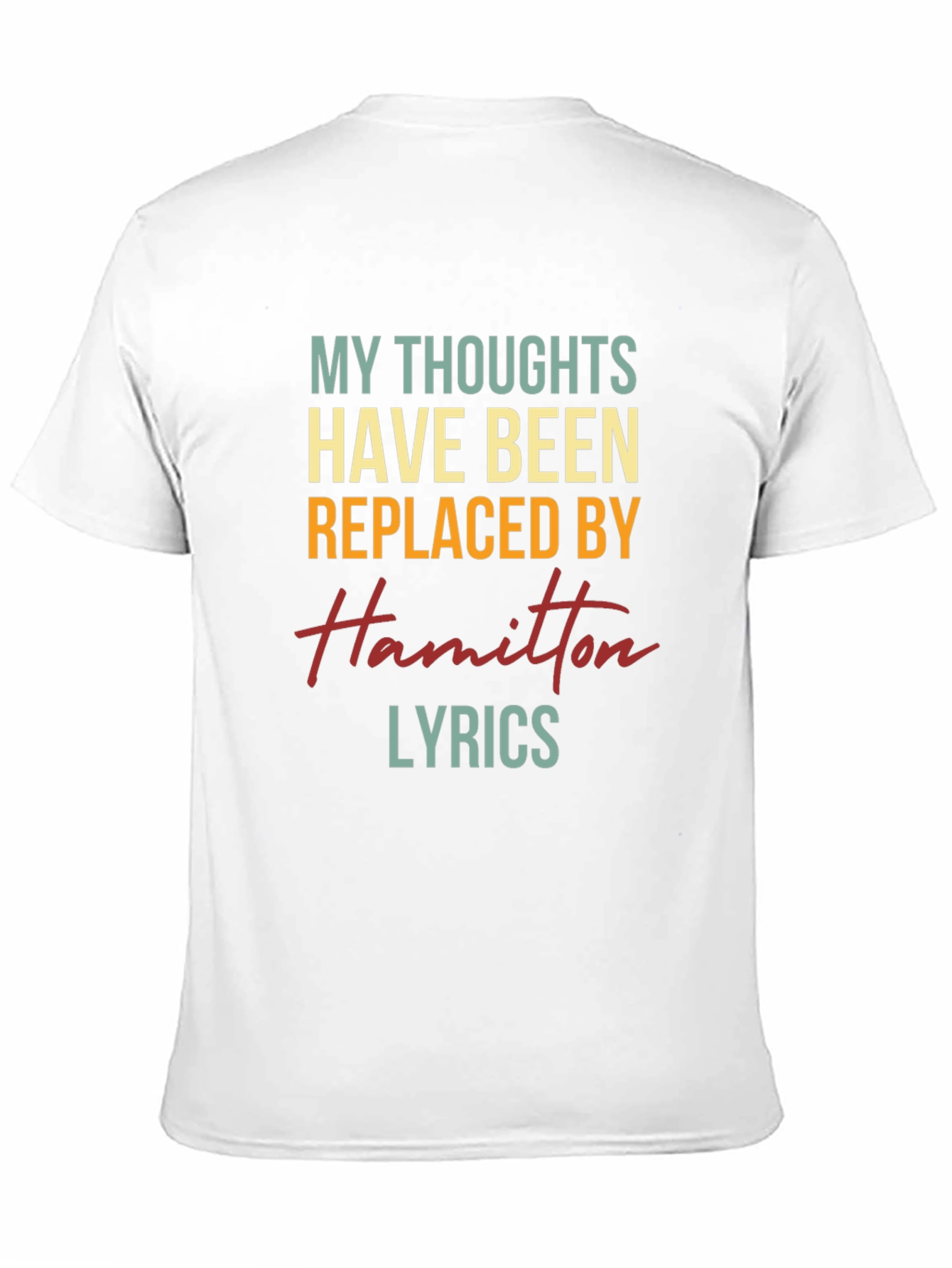 Hamilton Lyrics T-Shirt - Unisex Fan Apparel