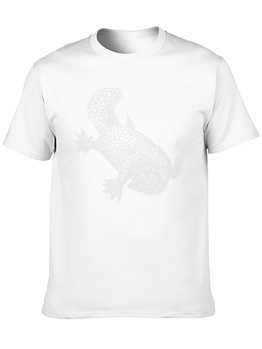 Geometric Platypus Graphic Tee - Black Cotton