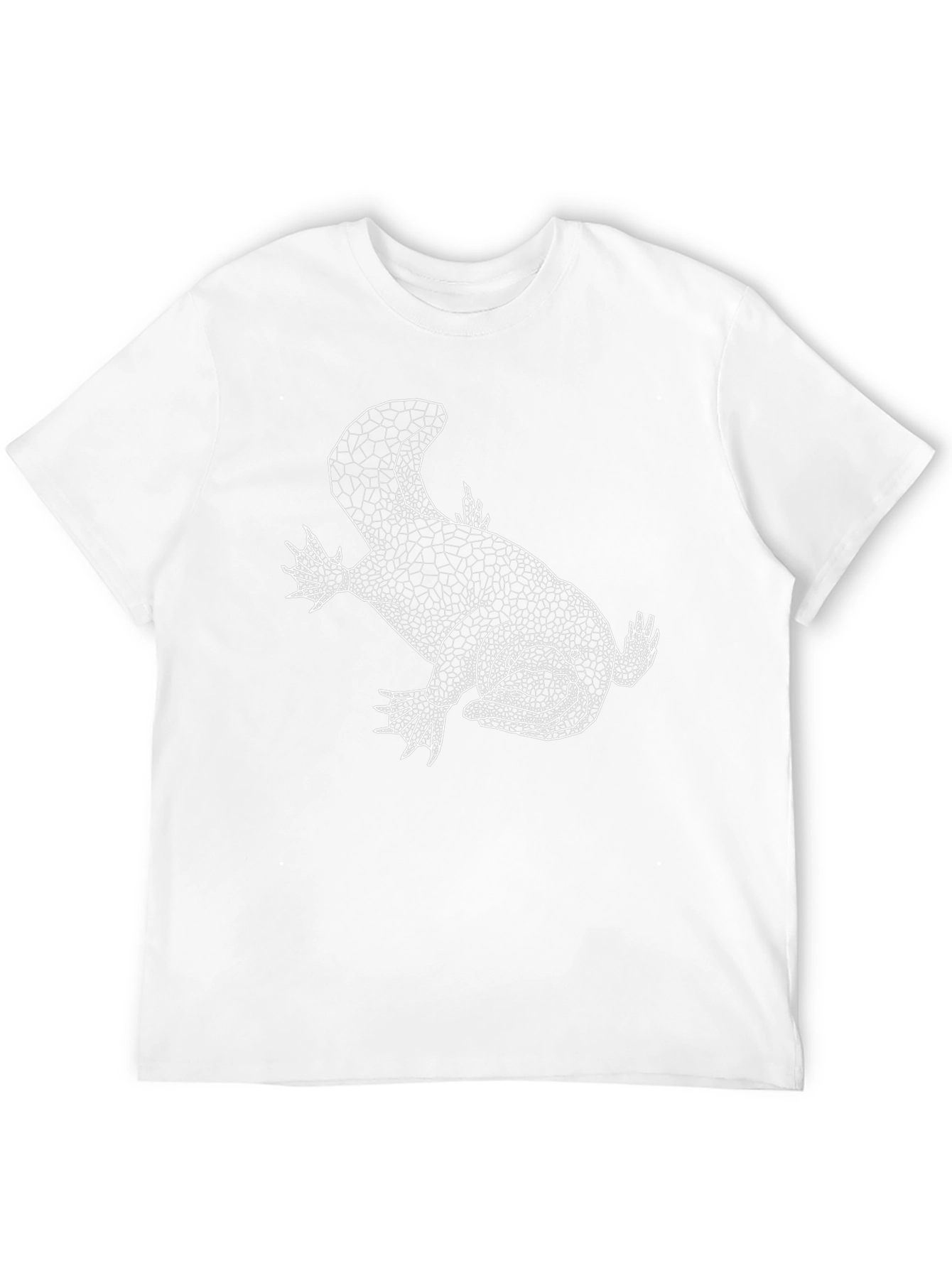 Geometric Platypus Graphic Tee - Black Cotton