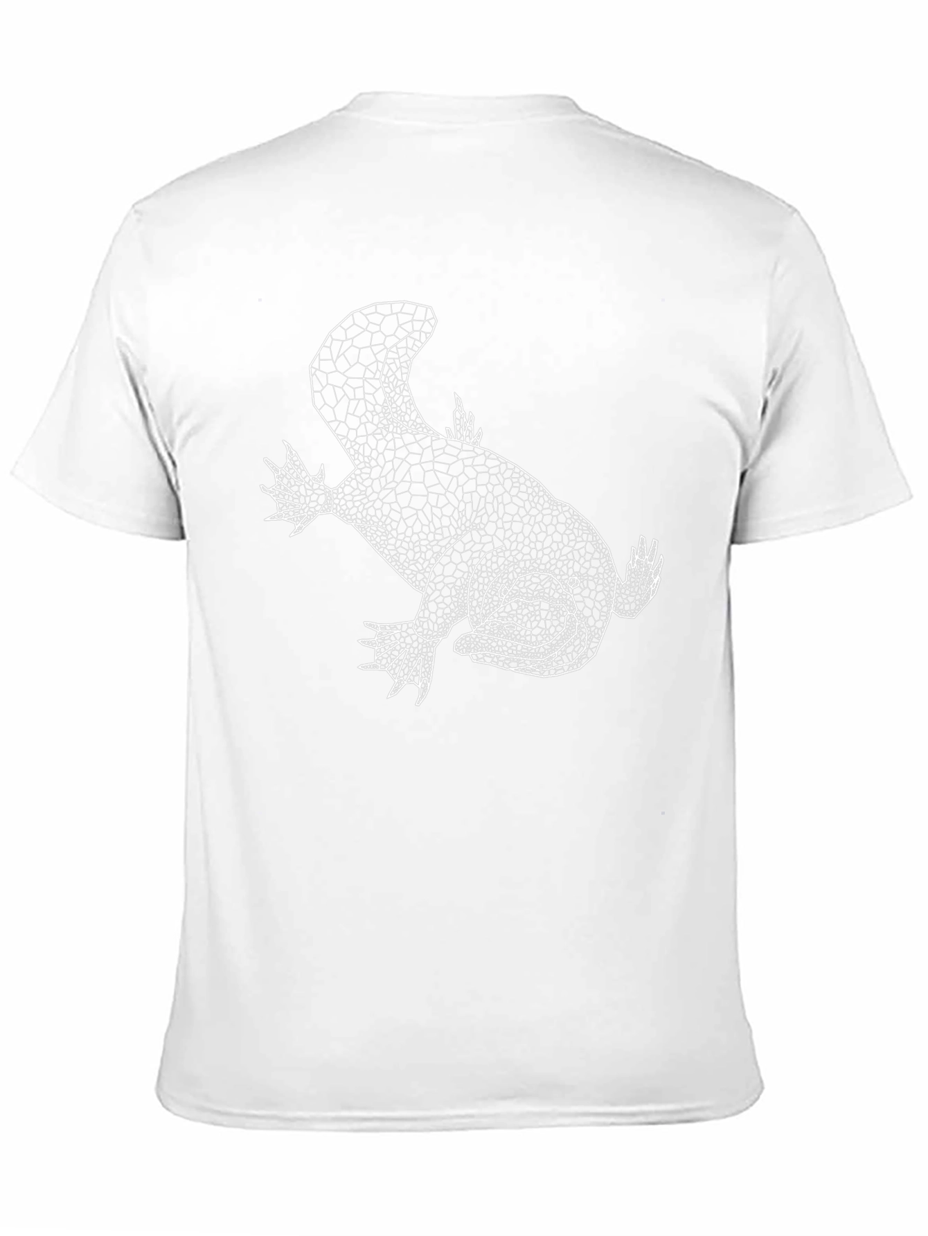 Geometric Platypus Graphic Tee - Black Cotton