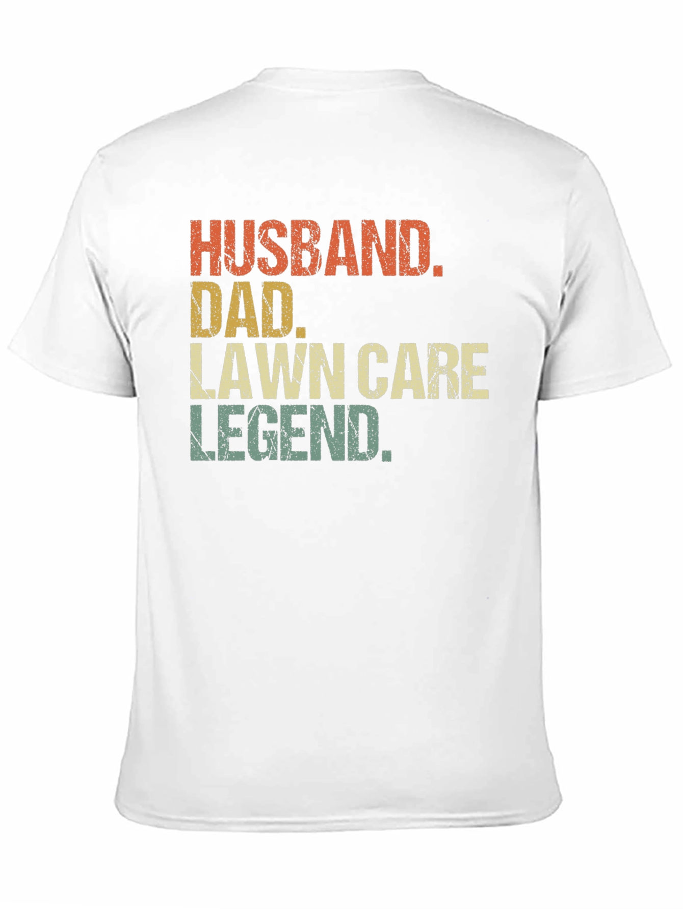 Husband Dad Lawn Care Legend Graphic T-Shirt